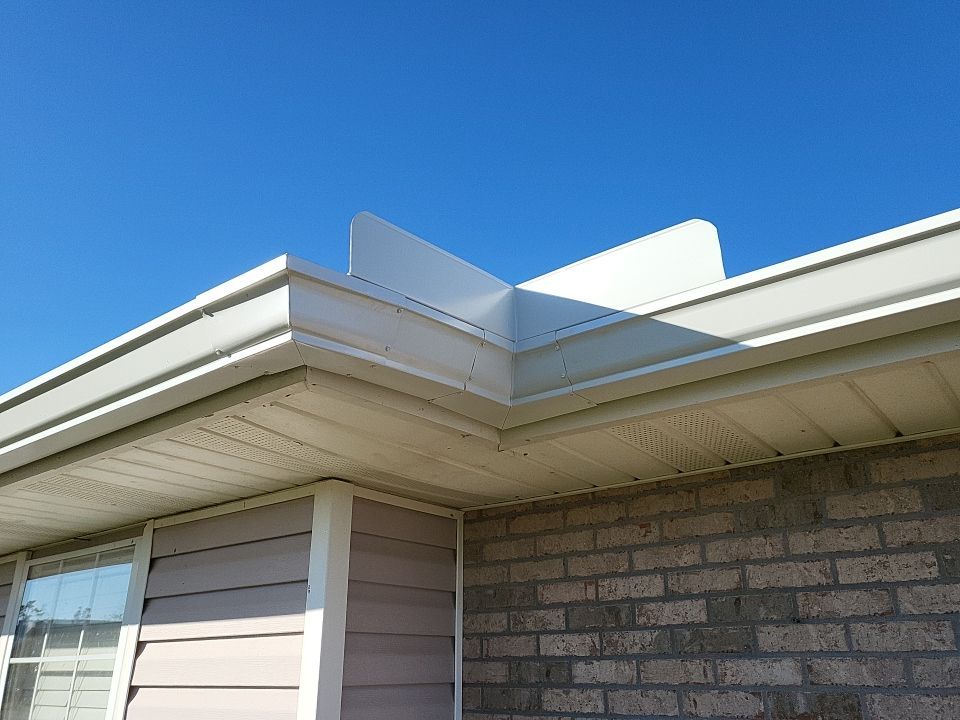 Gutter Installation using K-Style Seamless Gutters by Gutter Professors