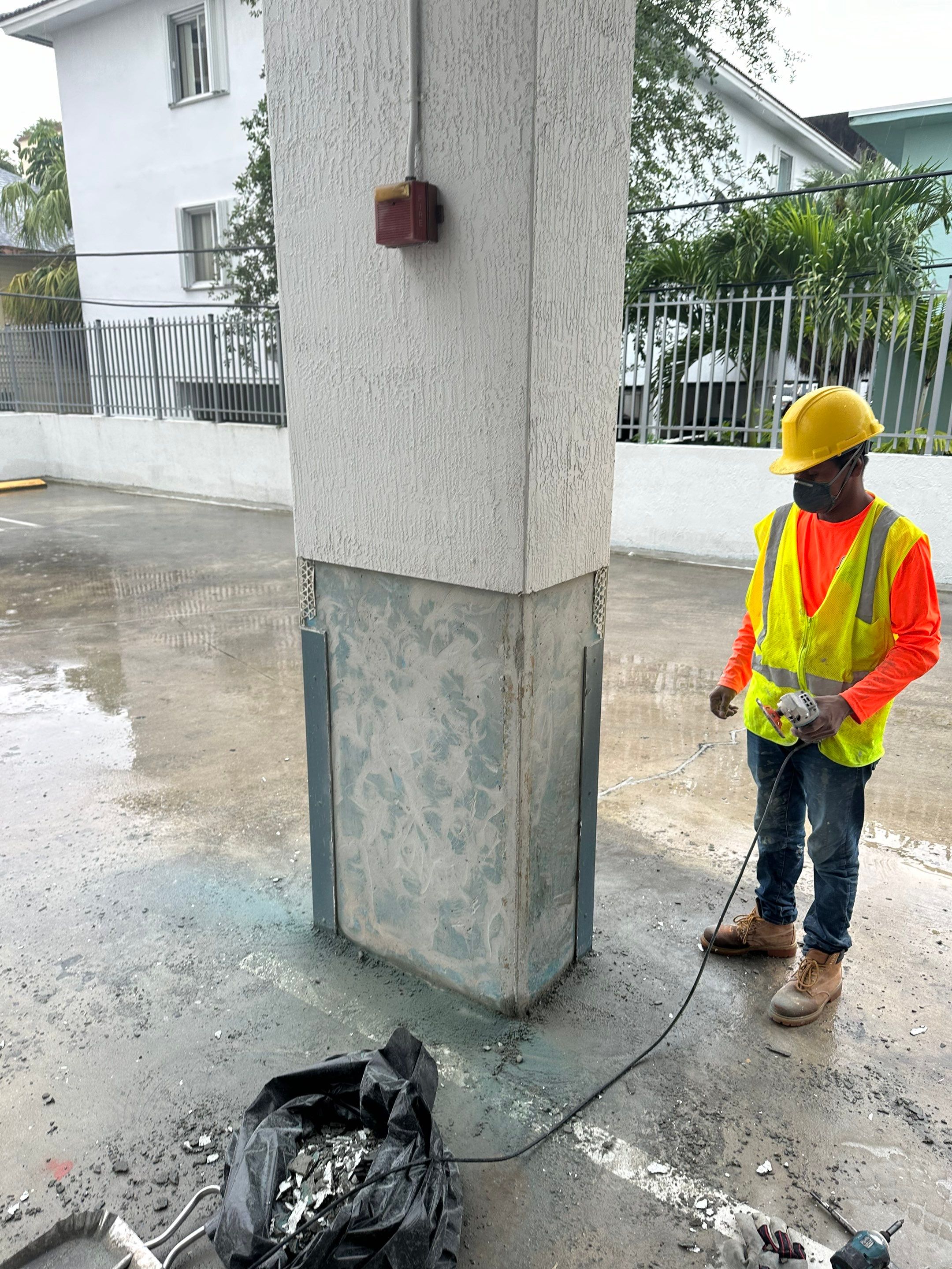 Concrete Restoration using SIKA by The Goat Contractor ( Giampri Corp)