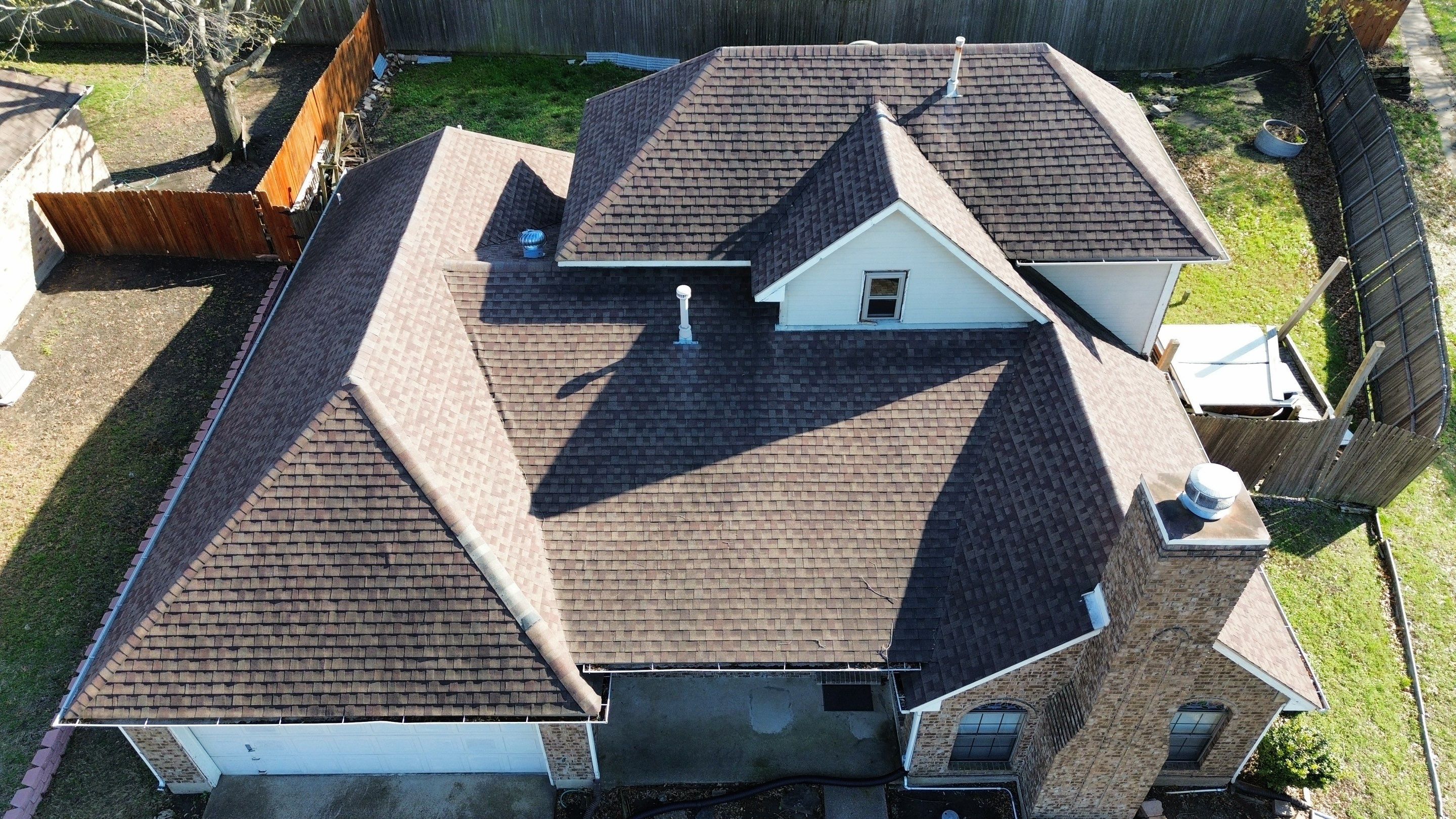 Rowlett Residential Roof Replacement and Fascia Wood Rot Repair by HTR&C
