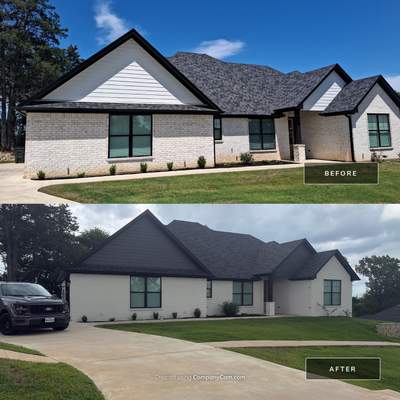 Bright Brick Repaint in Tyler, TX