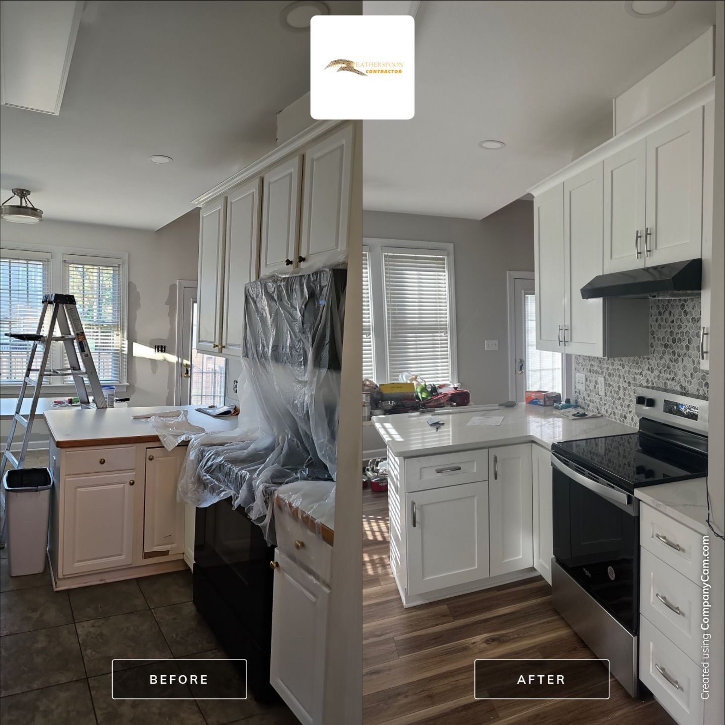 Kitchen Remodel and Interior Painting by Billy Weatherspoon Contractor