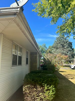 Turtle Shell gutter protection installation in Morris, IL 60450, photograph 2