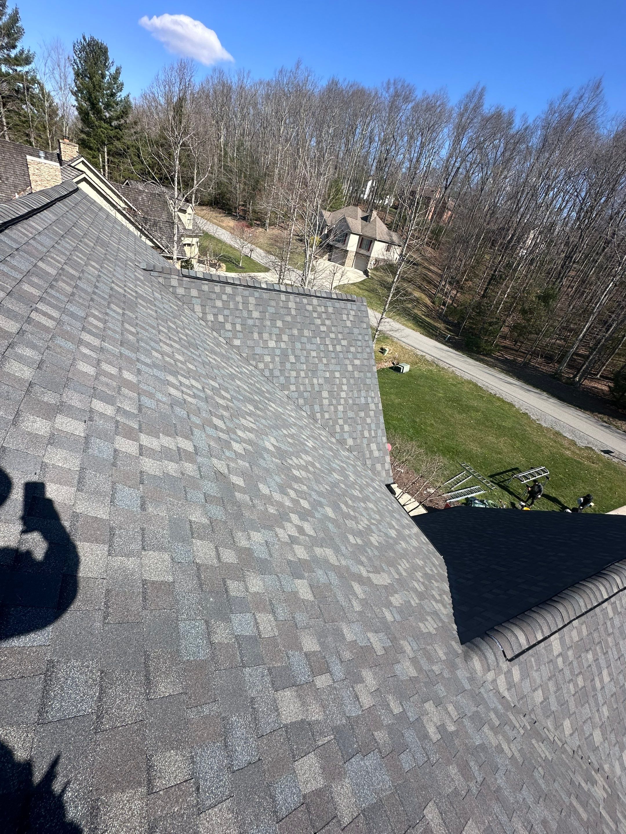Residential Roofing Installation using certainteed Landmark Shingles by Fahey Roofing + Contracting