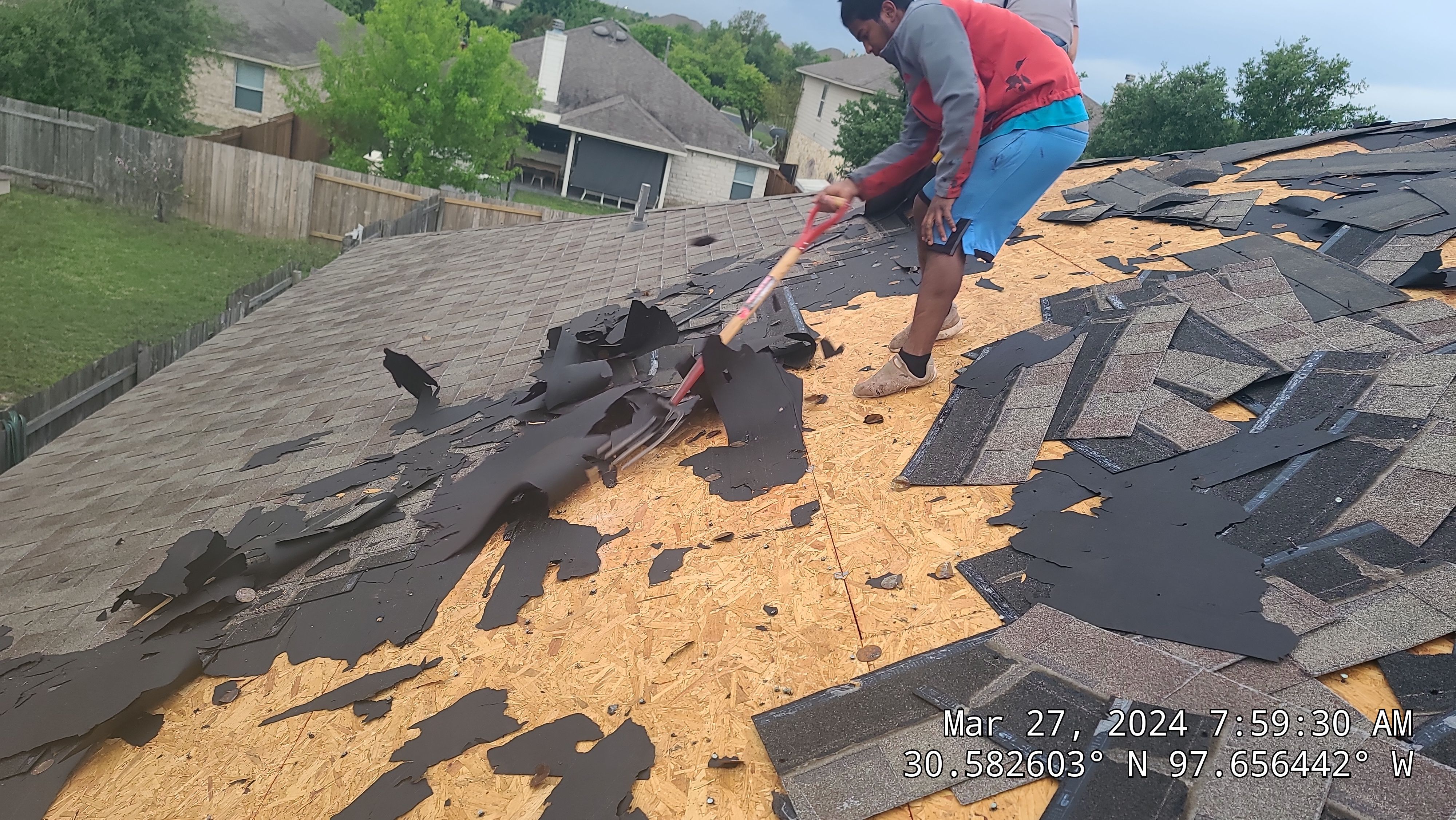 Complete Roofing Replacement and Hail Damage Restoration in Round Rock by Caliber Restoration LLC