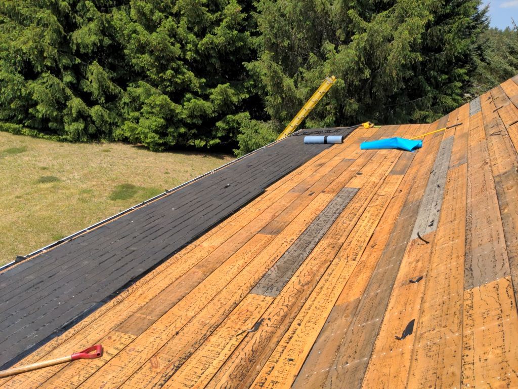 Residential Roofing Installation using 24 Ga Standing Seam Metal  by Jay Carter Roofing & Sheet Metal