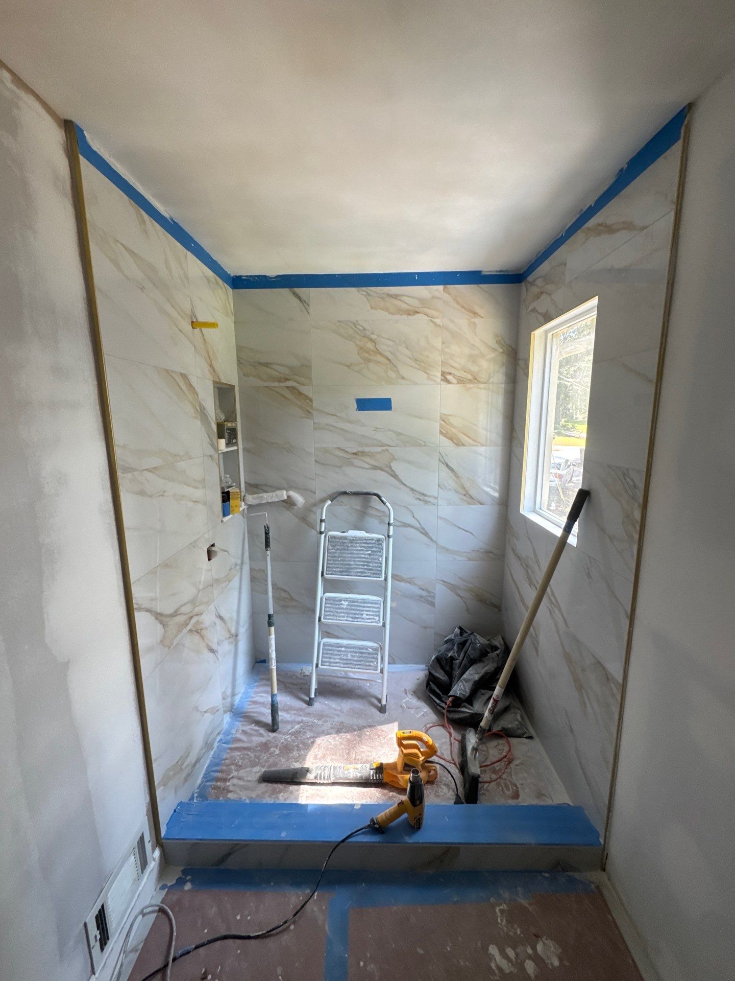 Master bathroom remodel by Prudencio