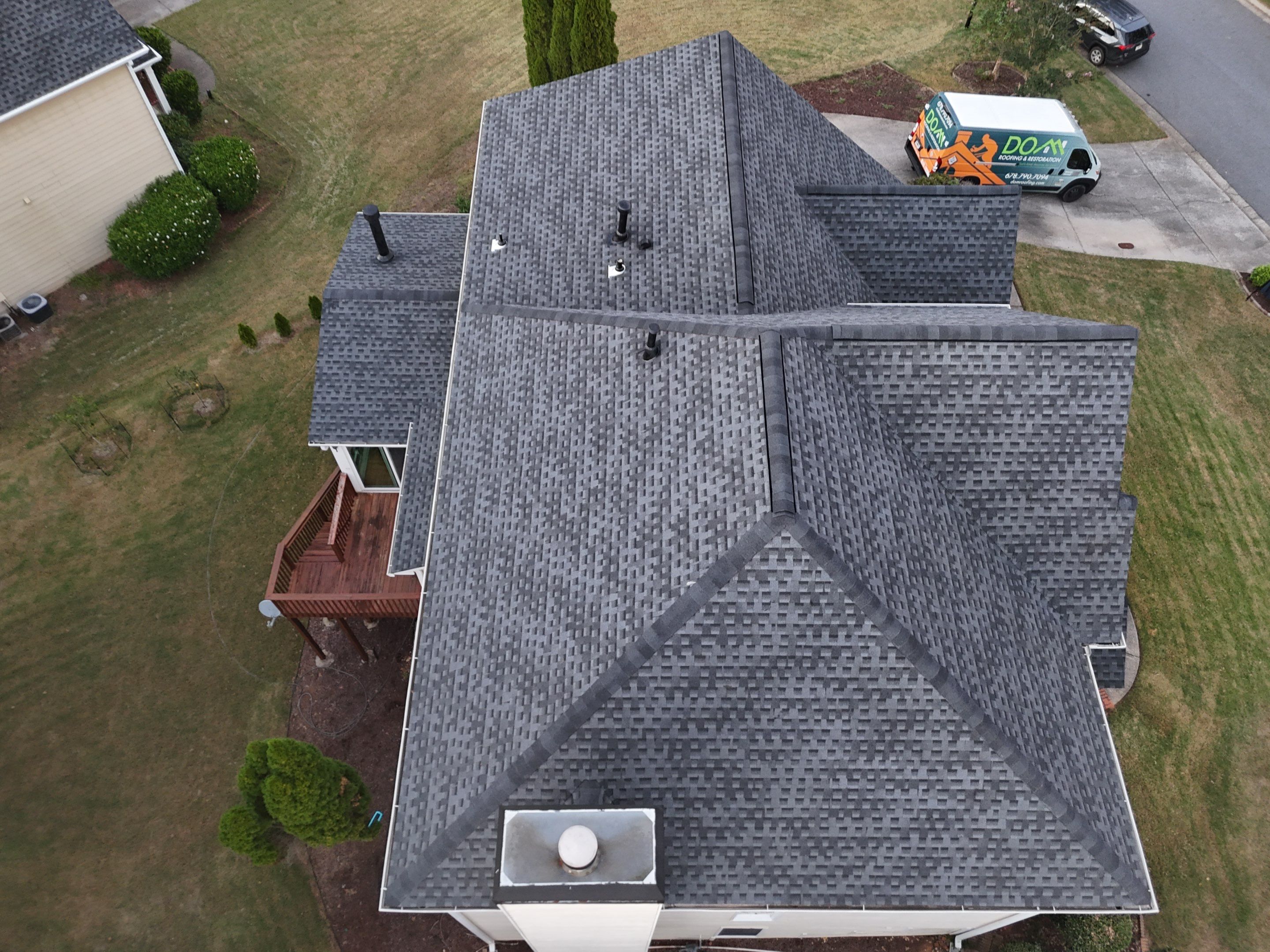 4River Walk Terrace  Suwanee Roof Replacement  by Dom Roofing & Restoration