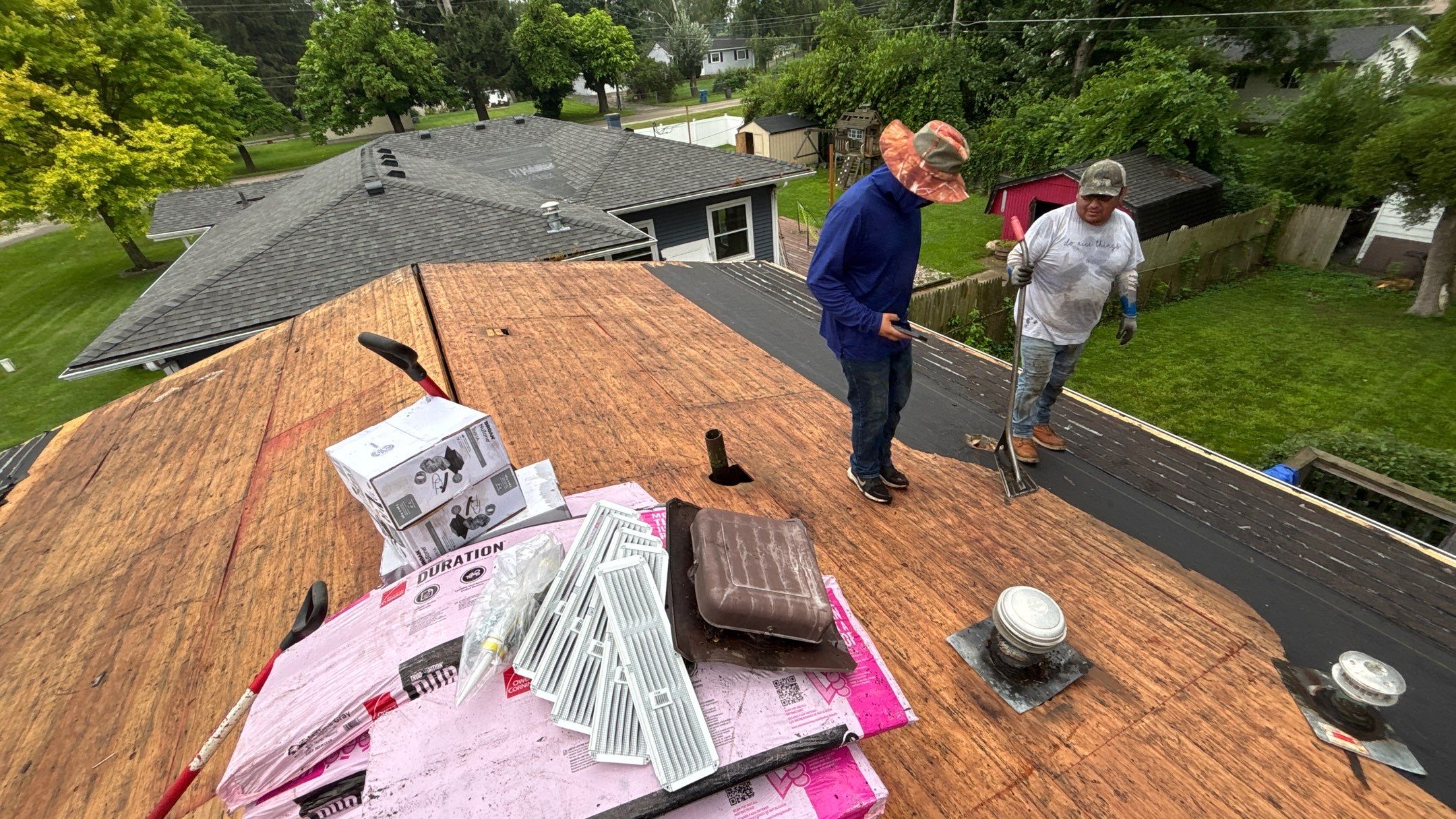 Roof Replacement using Owens Corning Slatestone Gray by 180 Contractors