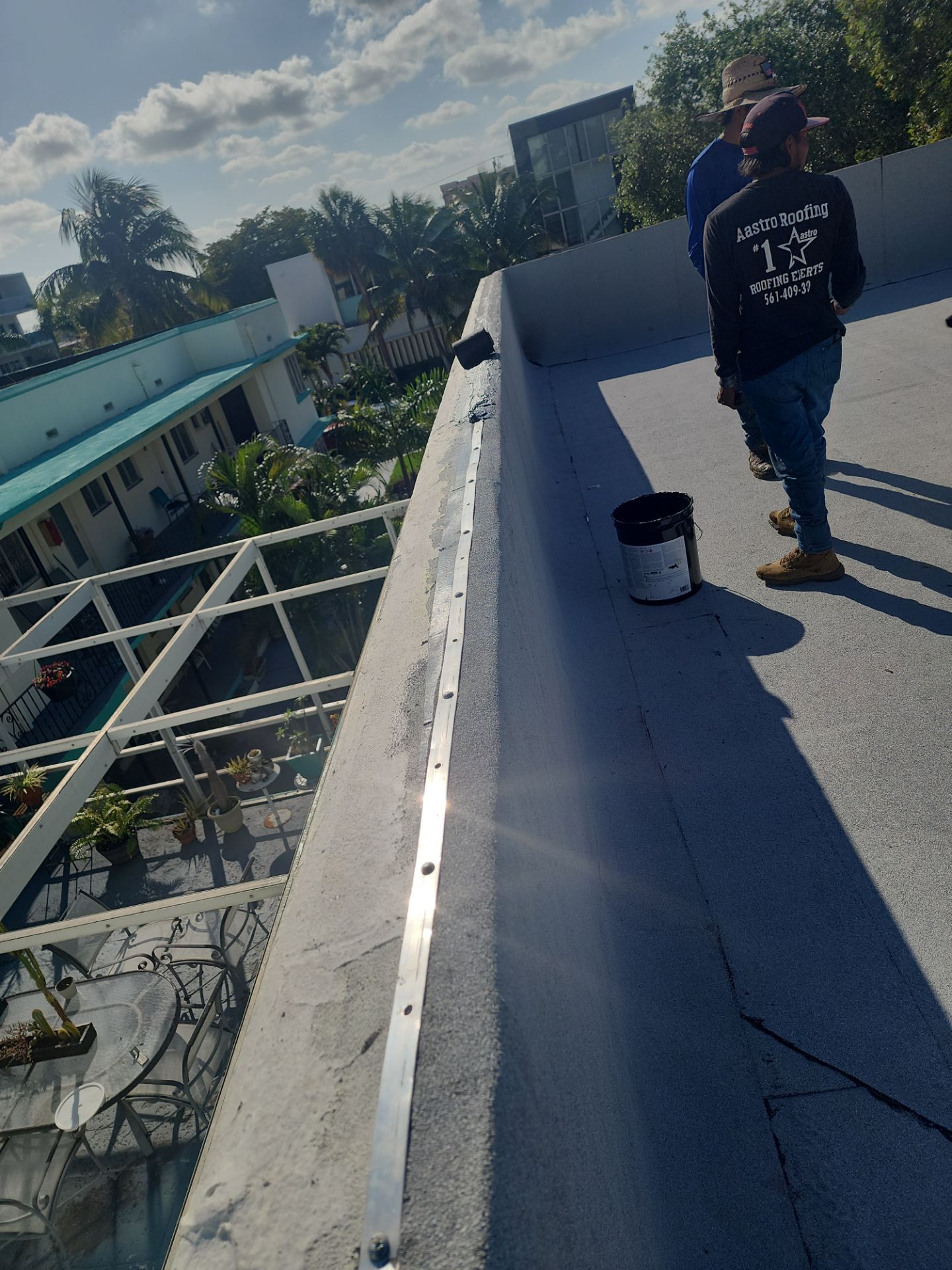Flat Roof Replacement and Insulation Upgrade in Lake Worth Beach by Aastro Roofing