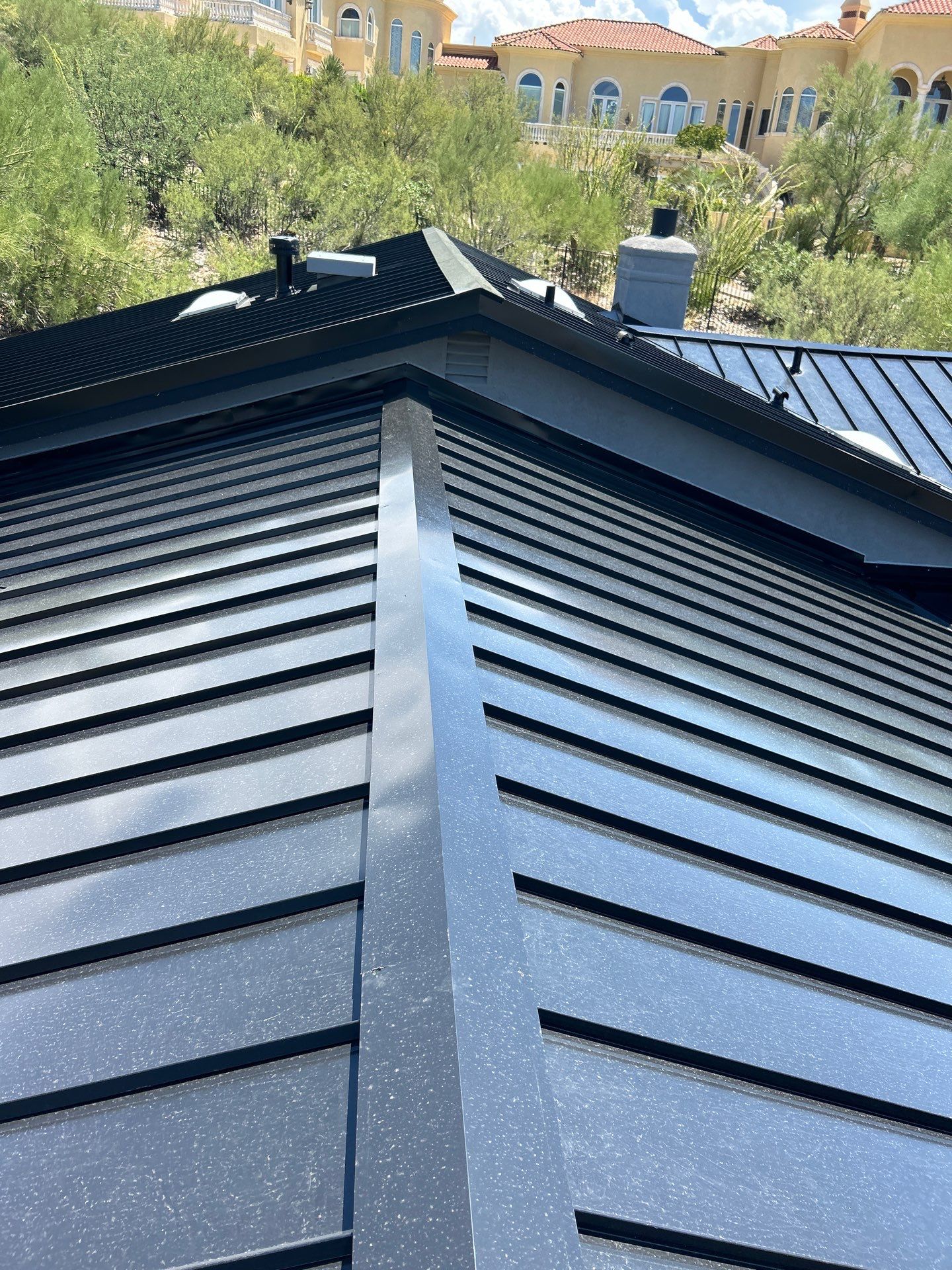 Black Standing Seam by Reimagine Roofing