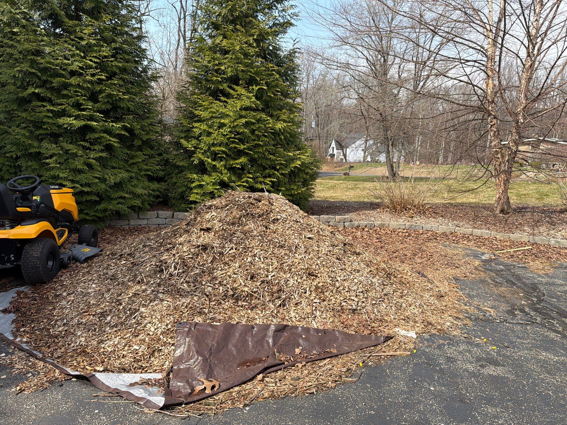 Comprehensive Spring Cleanup and Landscape Bed Mulching in Orange by Diamond Image LLC