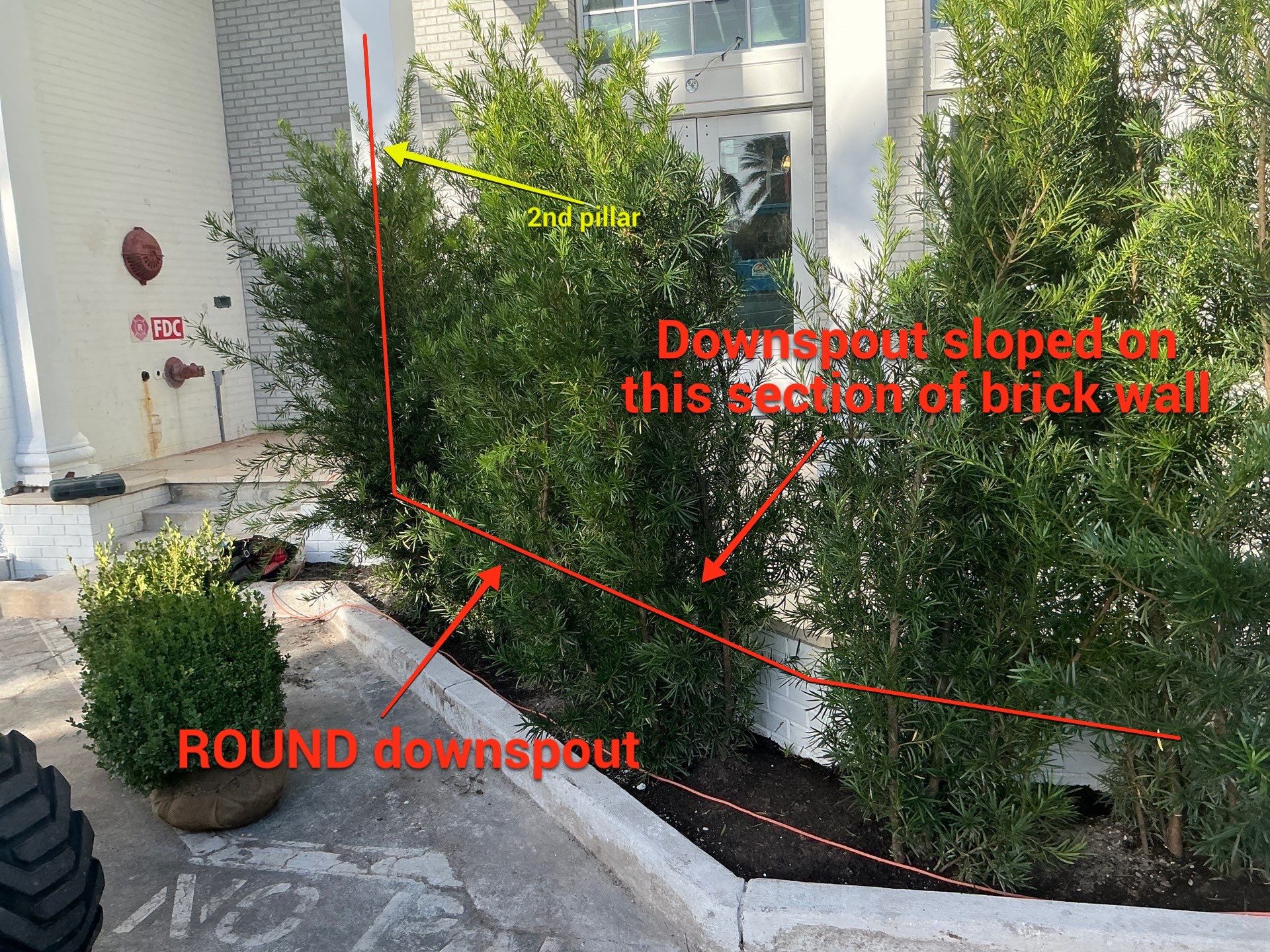 Round Downspouts and Seamless Gutter Installation in Tampa FL by Gutter Professors