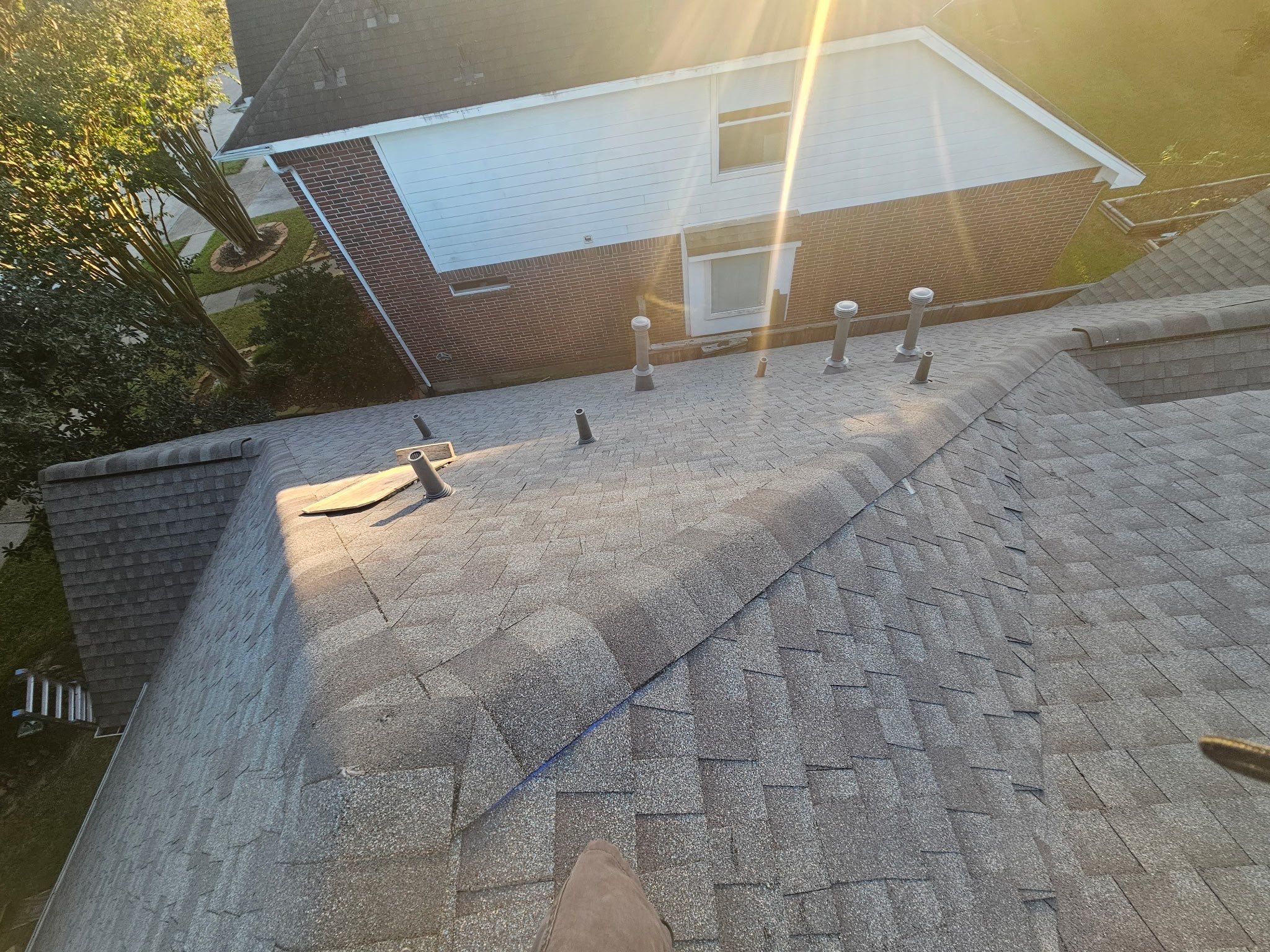 Residential Roof Replacement using GAF - NATURAL SHADOW - WEATHERED WOOD by Elite Roofing LLC