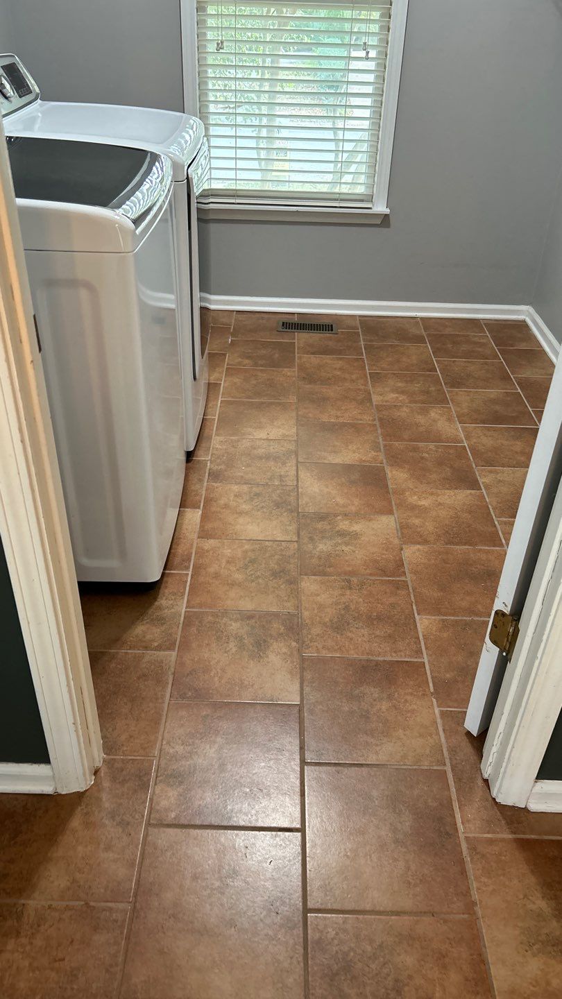 Luxury Vinyl Tiles for Kitchen/Laundry  by Footprints Floors of Nashville