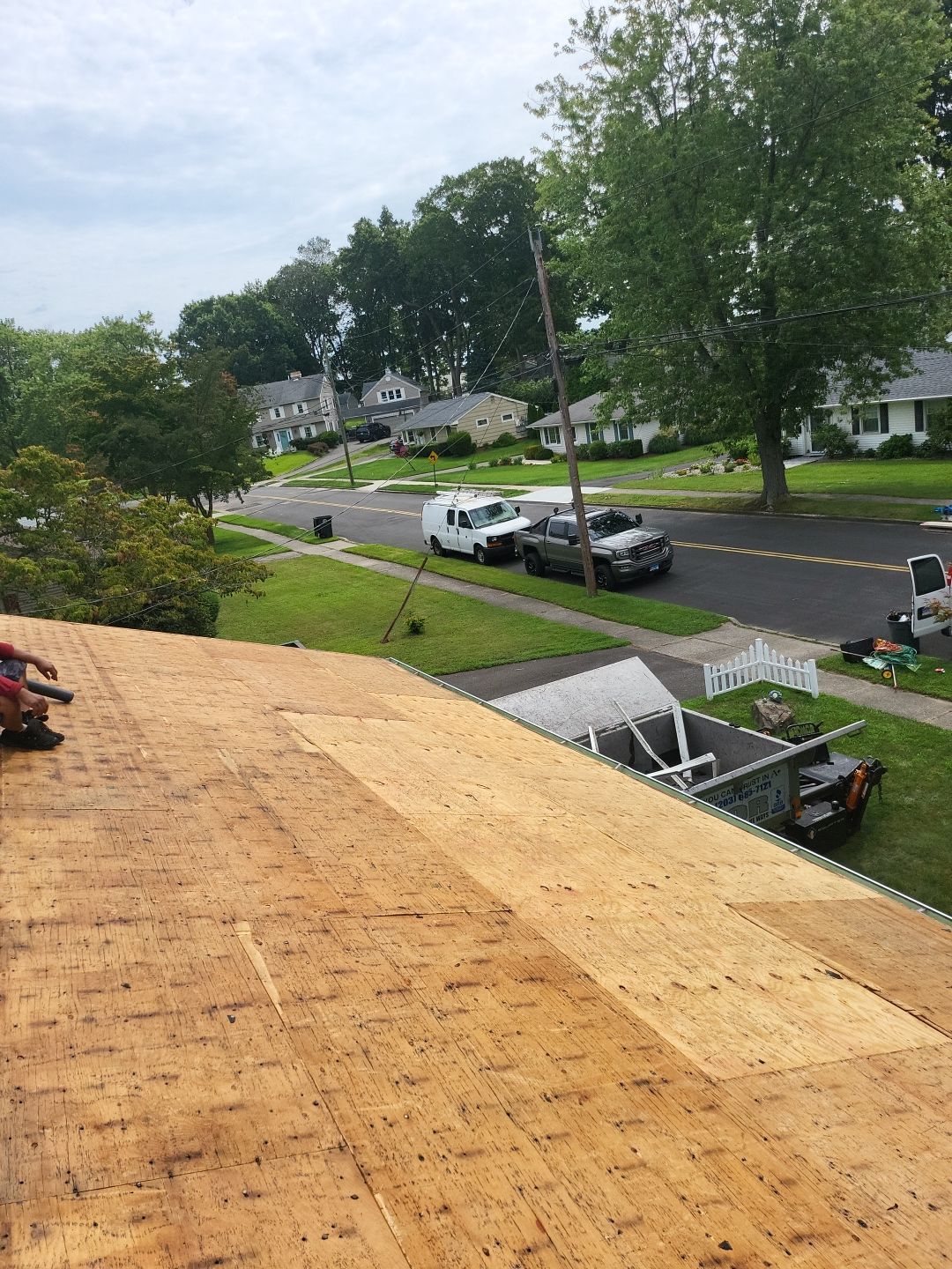 Residential Roofing Installation using Owens Corning TruDefinition Sierra Gray by A Plus Exterior