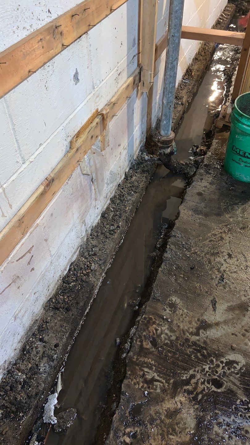 Custom Dual Sump System for Maggie by Waterproofing Northeast