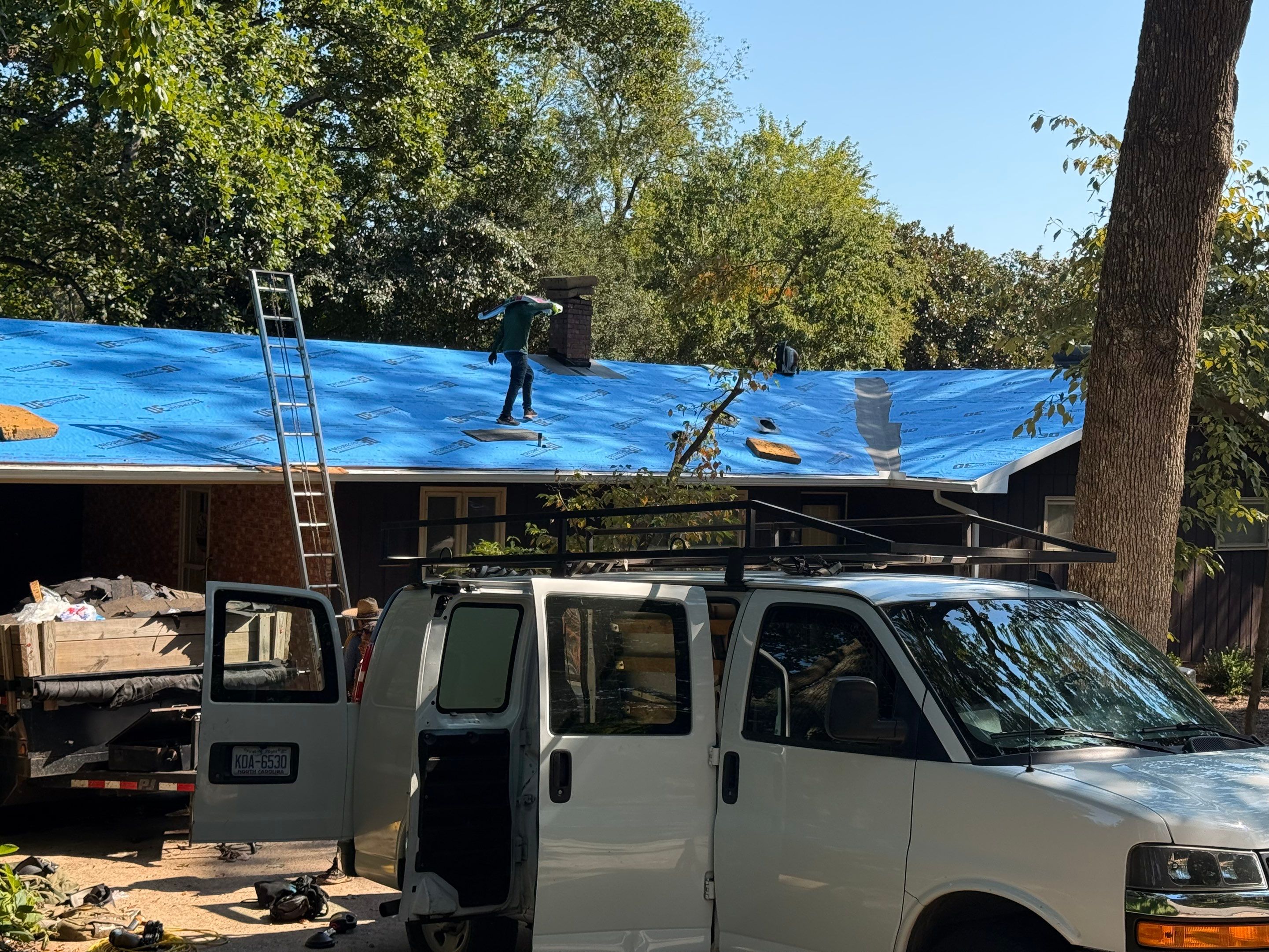 Residential Roof Replacement using TAMKO Titan XT Rustic Black by RISE Roofing & Restoration, LLC