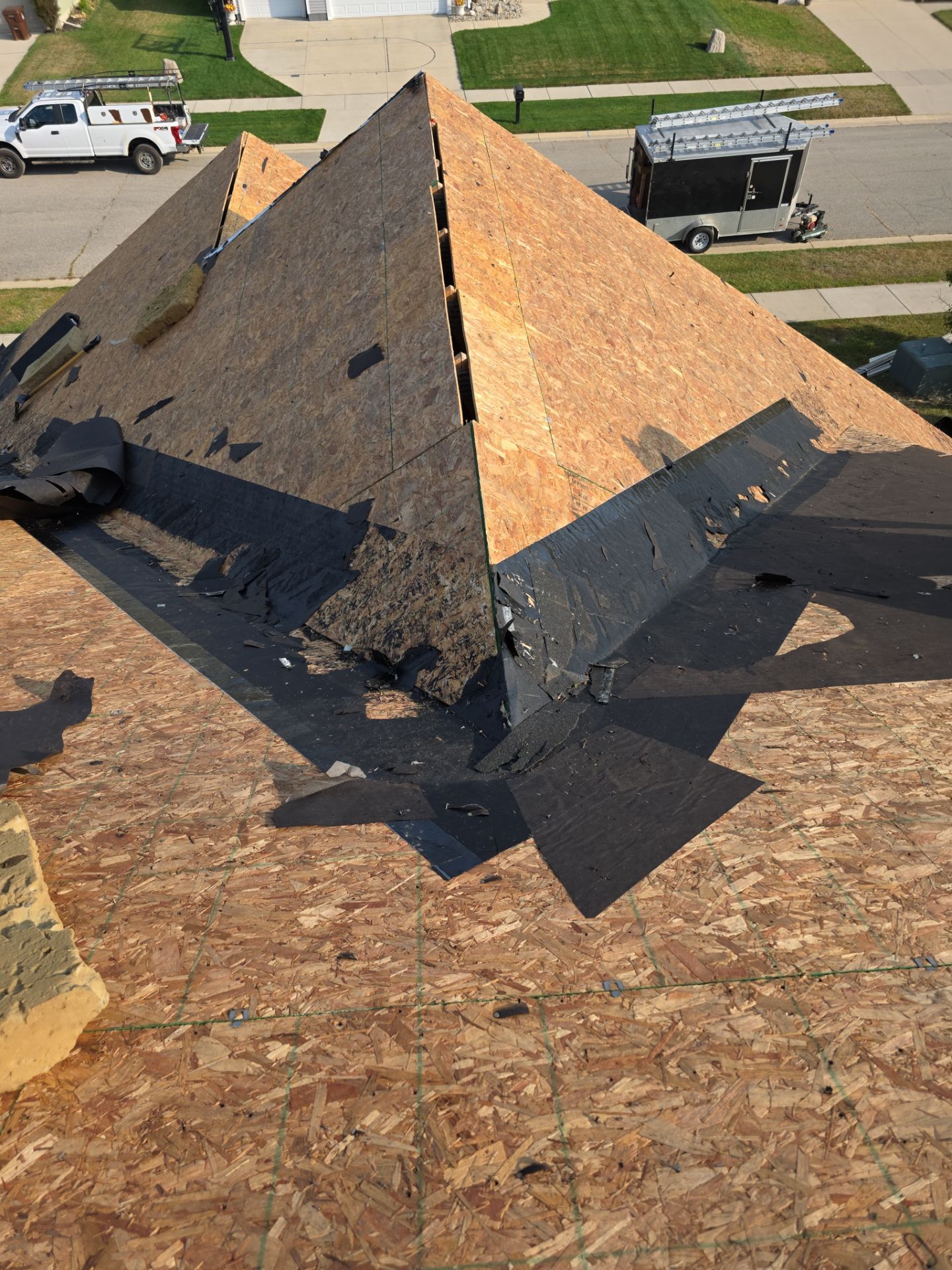 Storm Damage Repaired! by 42 North Construction, LLC.