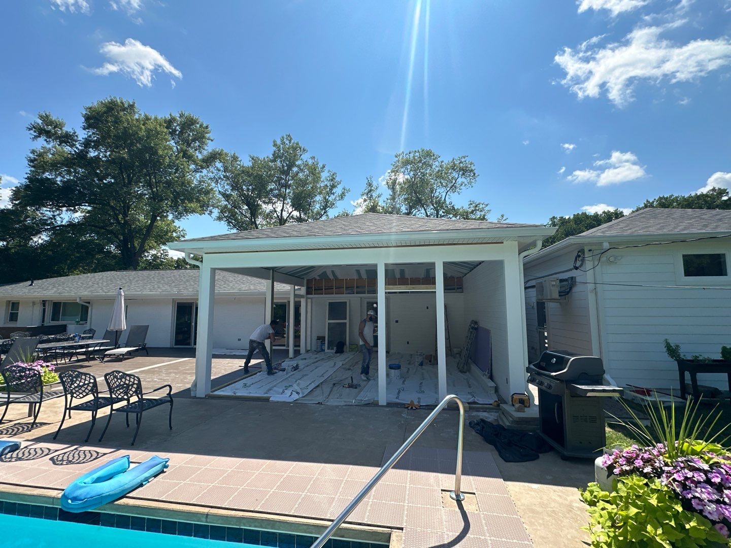 Large Deck Screened in Porch Project by Bec Construction Llc