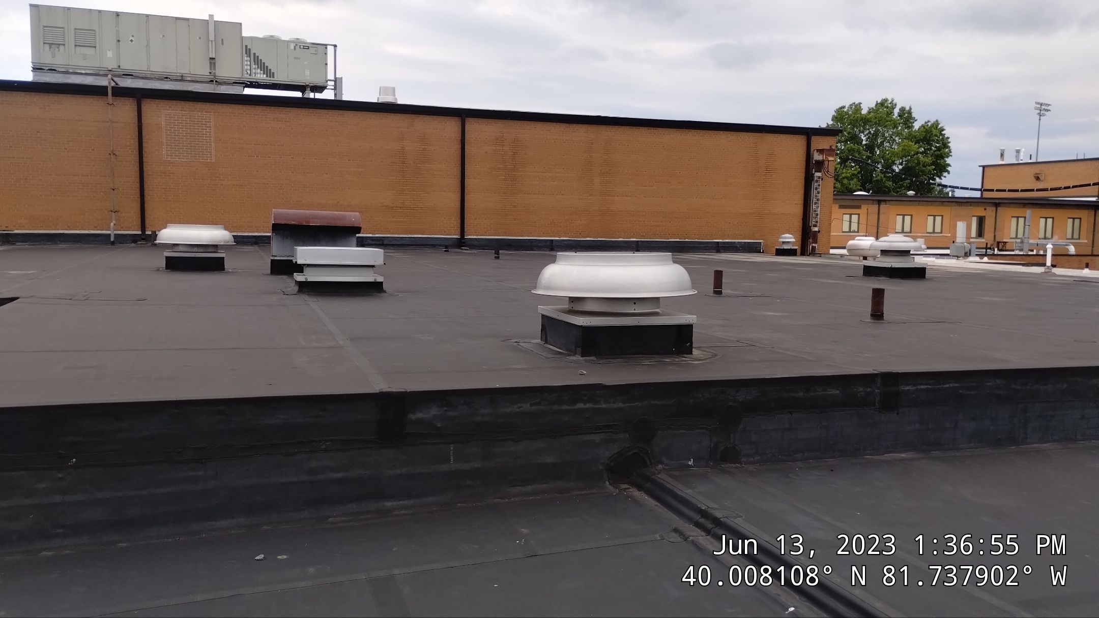 John Glenn High school Roof Install by Gold Star Roofing LLC 