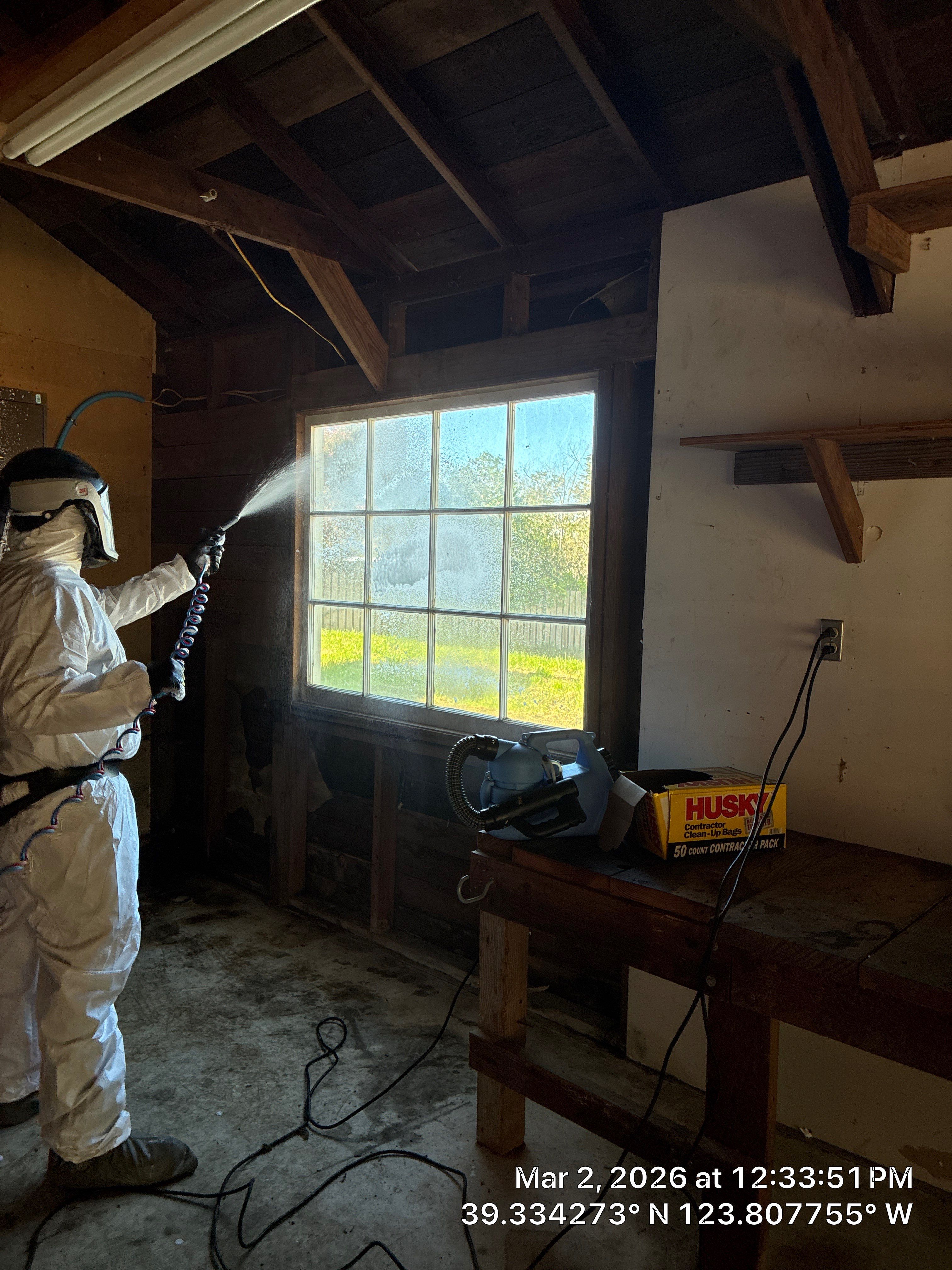 Project in Mendocino by 911 Hazmat Cleanup 