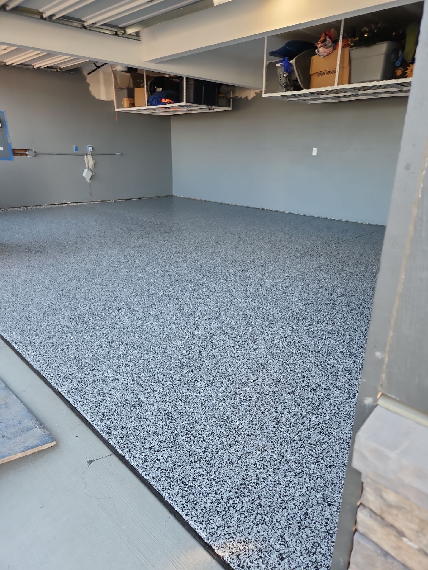 Garage Transformation using Domino by Croc Coatings, LLC