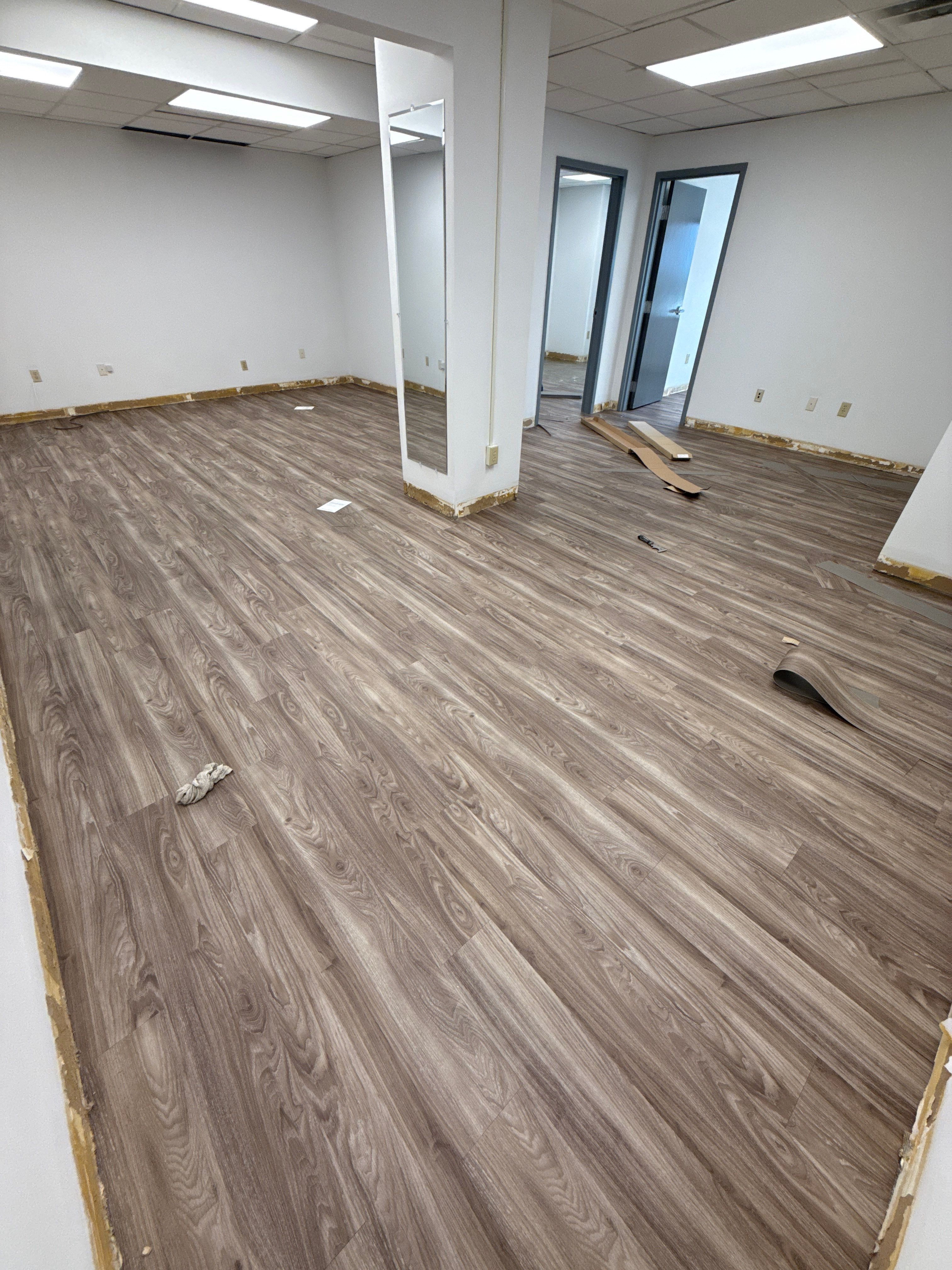 Commercial remodel by Knockout Flooring LLC