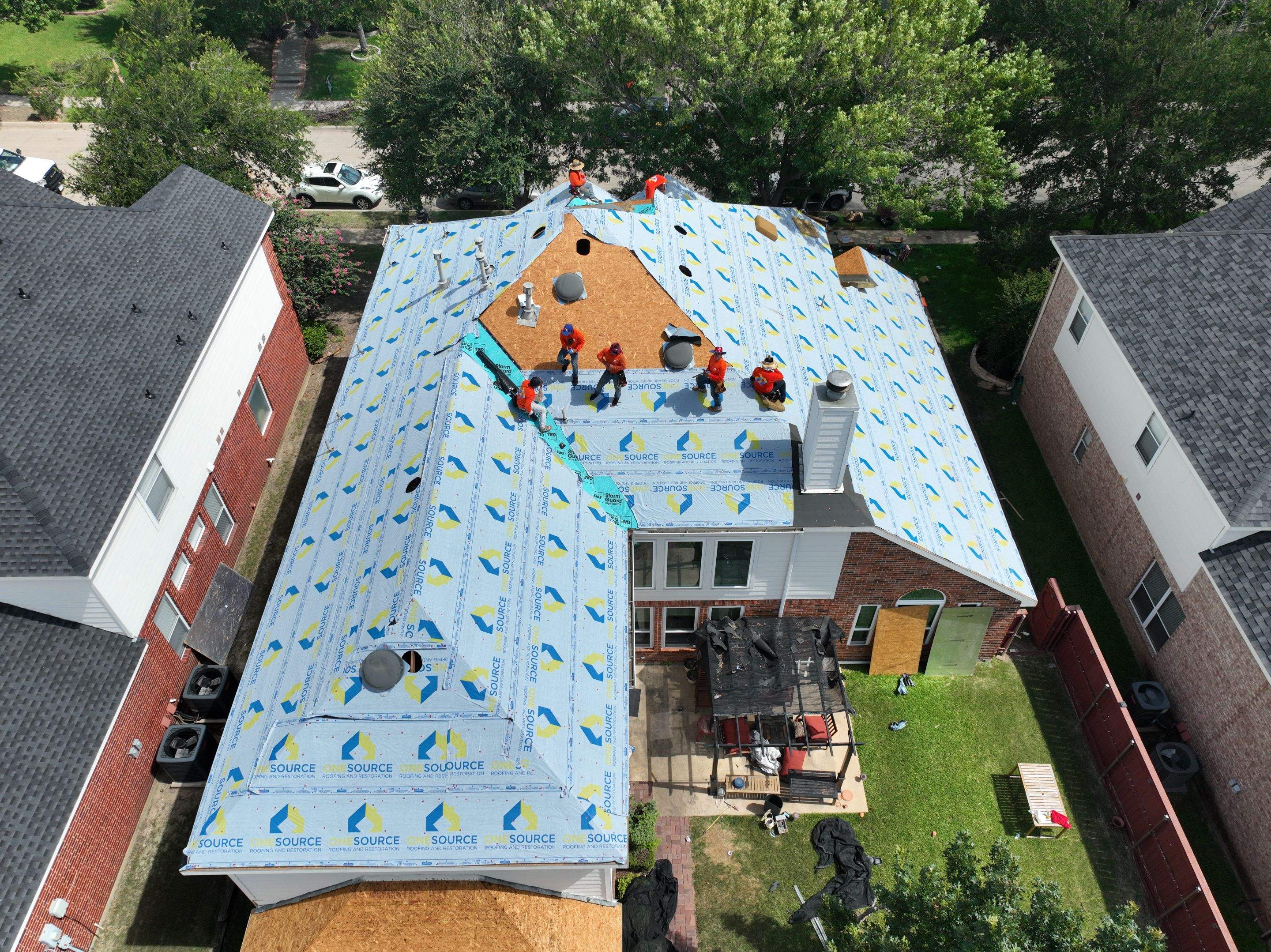Residential Roofing Installation using Malarkey Vista Weathered Wood Plus by OneSource Roofing and Restoration