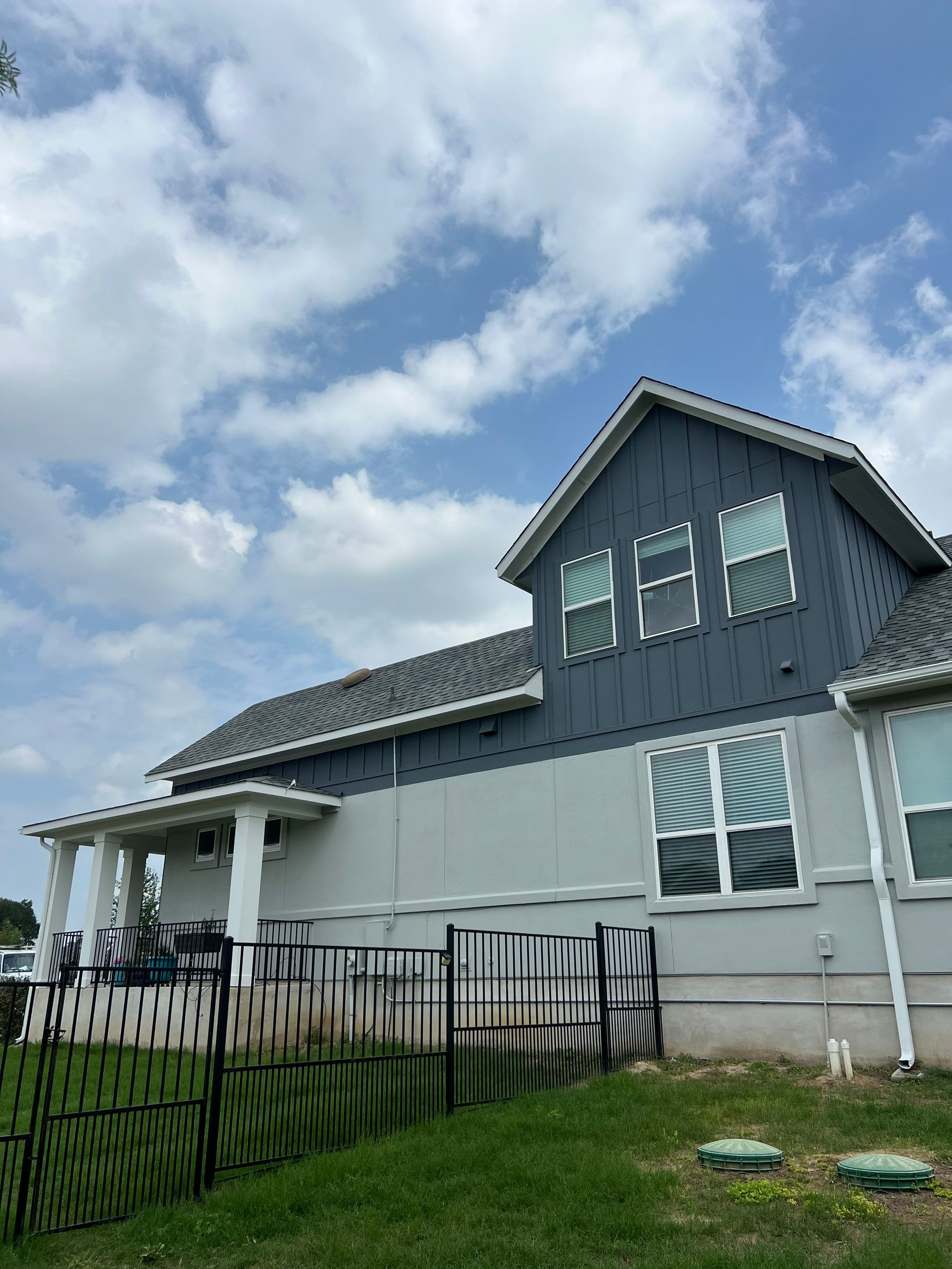 Exterior repaint in Bastrop by AJ’s Painting