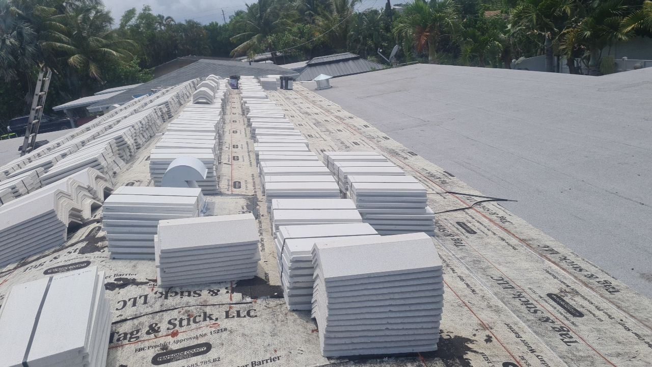 Residential Roofing Installation using Eagle Roofing Tile by BLUES BROTHERS ROOFING