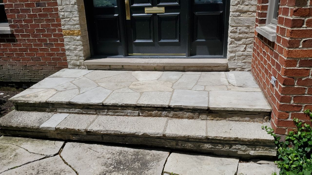 Exterior Stone and Concrete Surface Cleaning by Northern Power Washing LLC.
