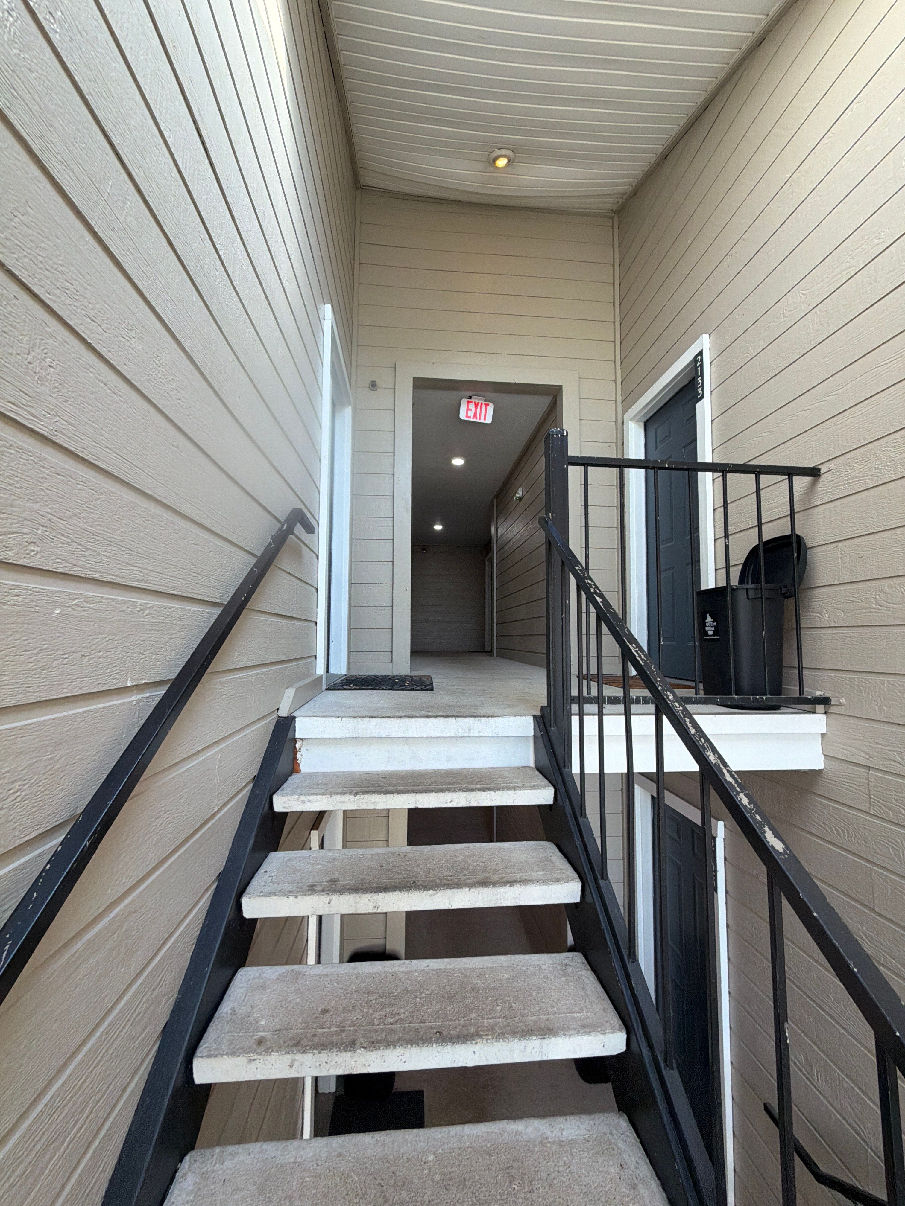 Multi-Family Building and Breezeway Washing in Elkridge, Maryland by Baltimore Pressure Washers Inc.