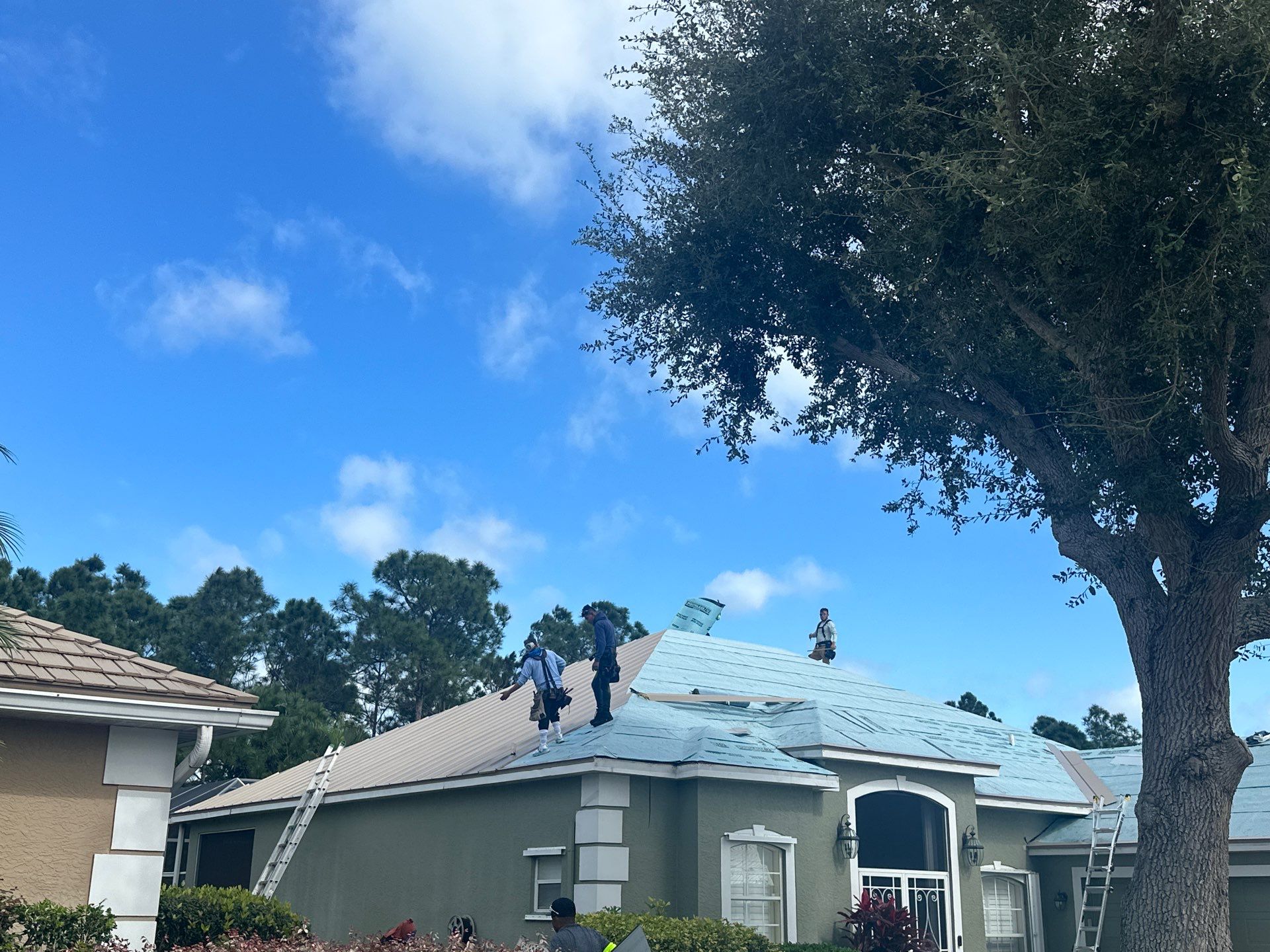 Champagne Standing Seam by Reimagine Roofing