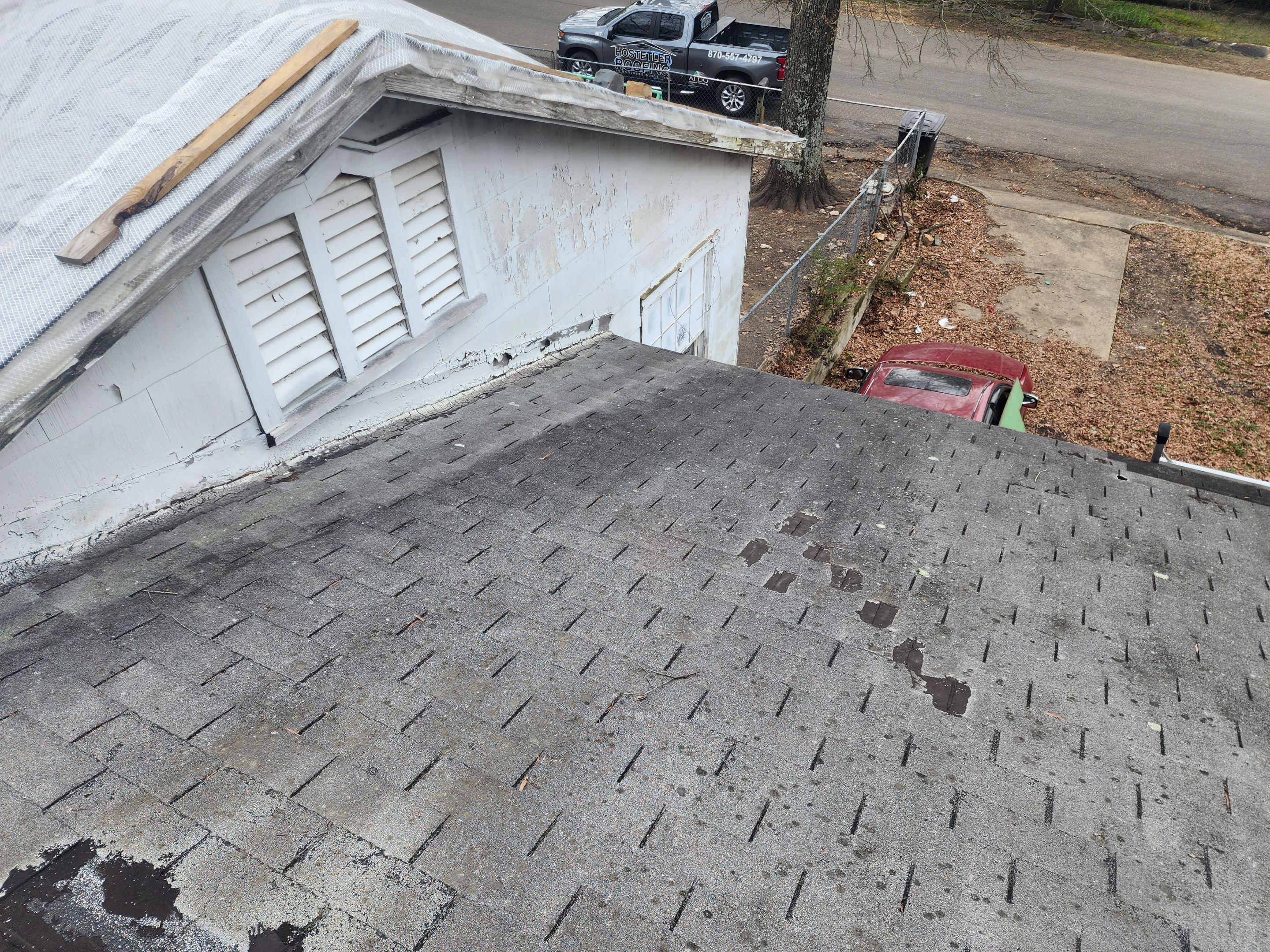 Residential Roofing Installation using 29 Gauge Galvalume Metal by Hostetler Roofing
