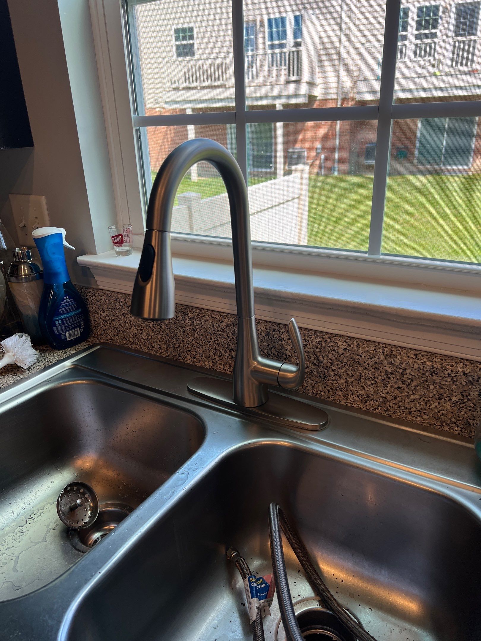 Plumbing Faucet Replacement using Moen Hi-Arc Faucet with Single Lever Control by Sureway Comfort John Wilcox Plumbing Heating Cooling