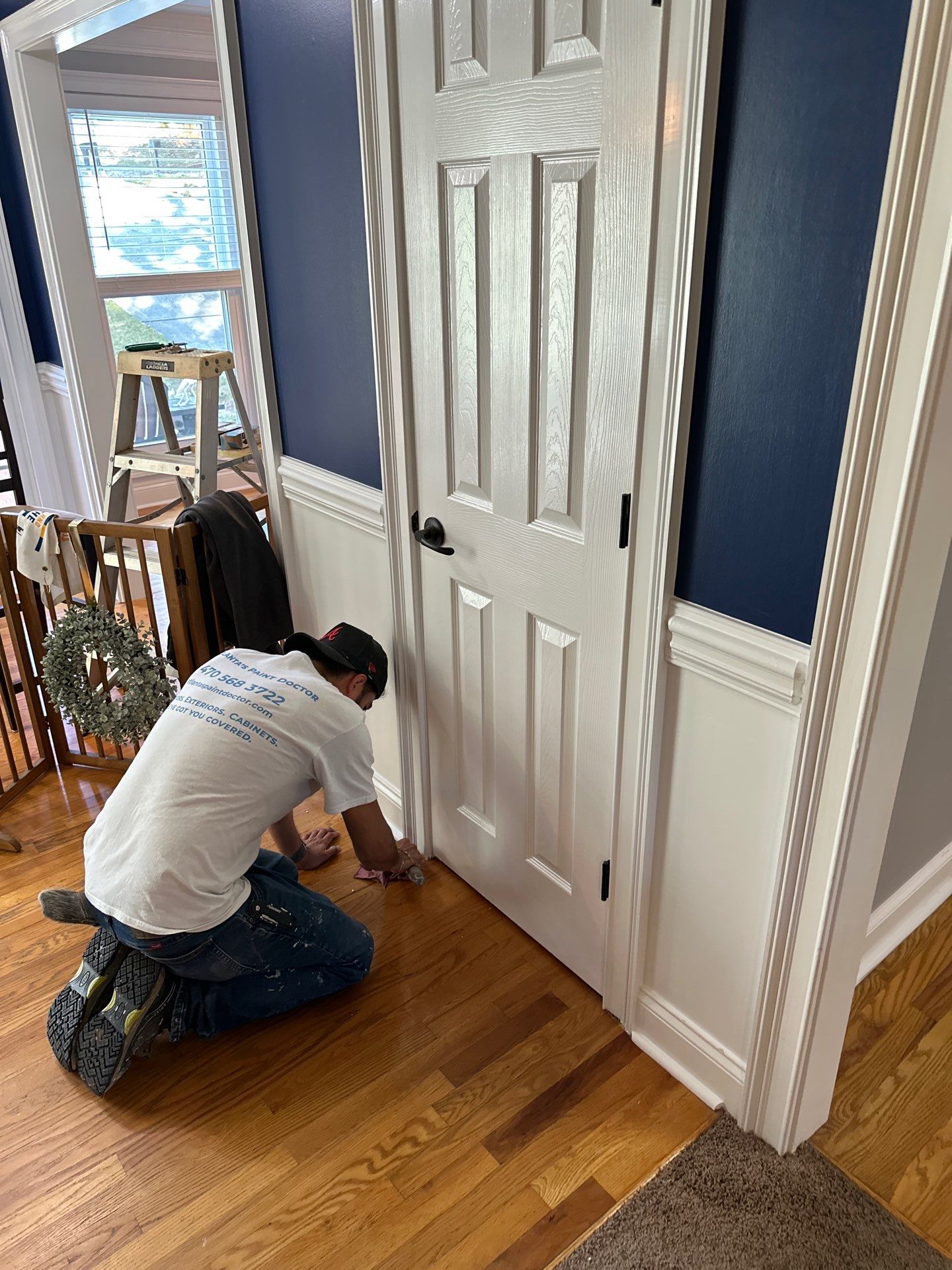 Interior Maintenance Painting Project by Atlanta's Paint Doctor