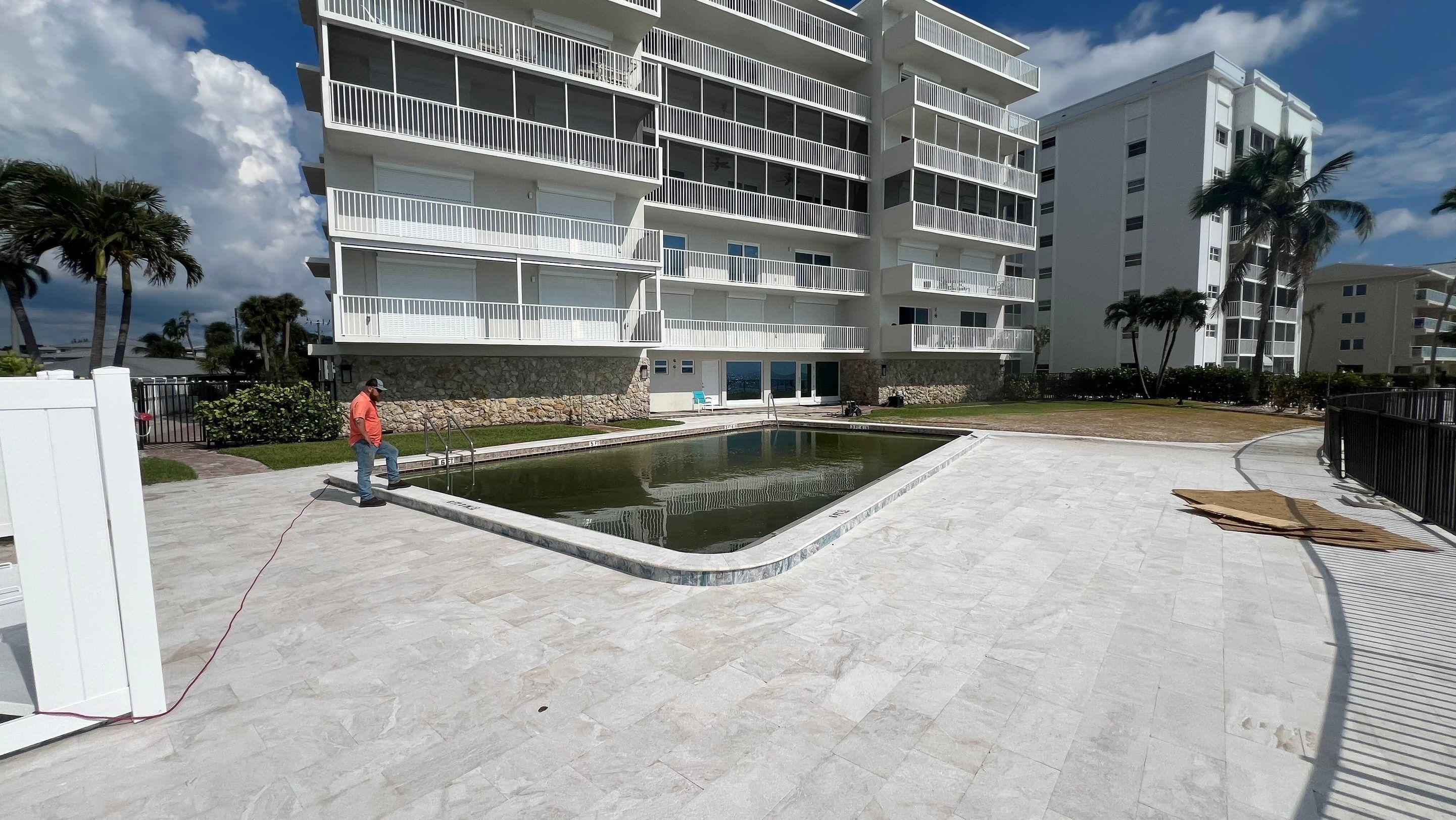 Naples Condo Pool Cleanout by Don Mar, Inc. Storm Water Solutions