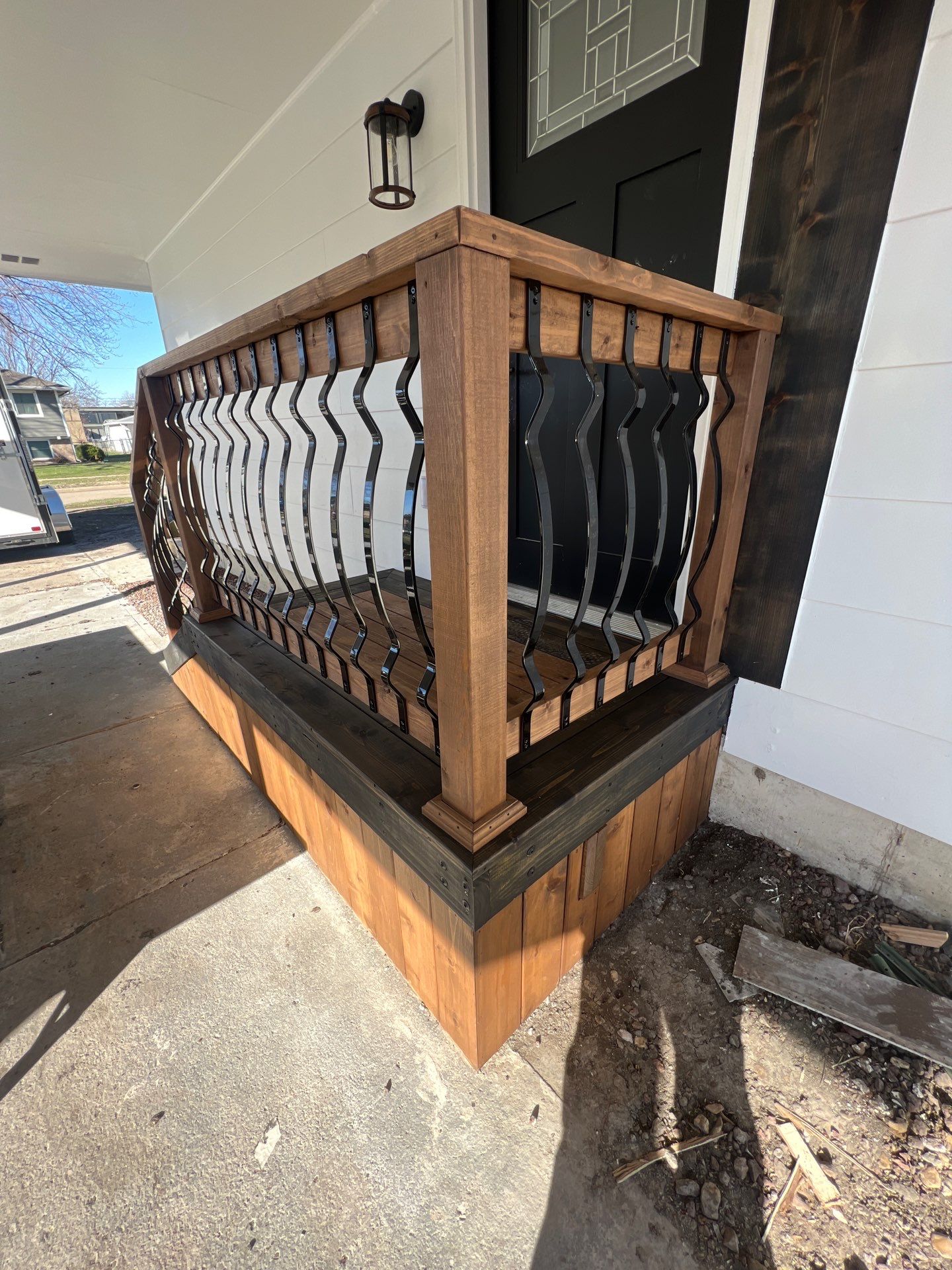 Deck re stained  by Cutting edge painting 