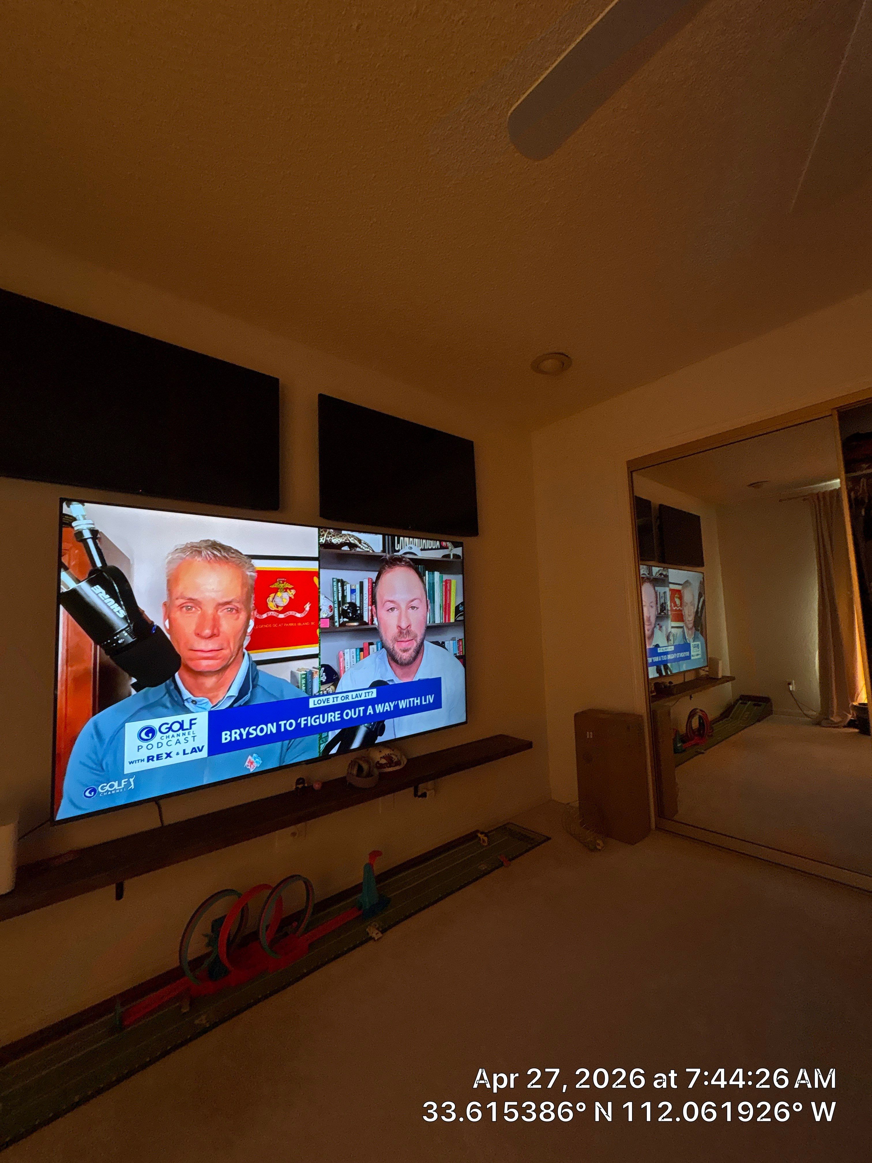 Custom Home Office and Media Suite Installation in Phoenix by CompanyCam Sales Demo