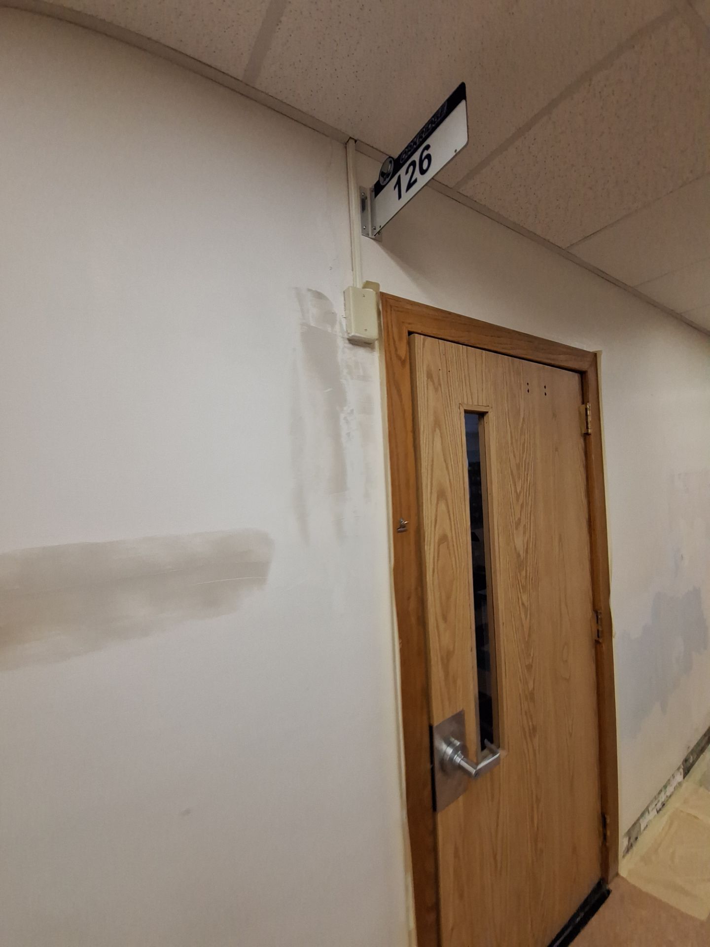 Interior Drywall Patching and repainting for Oakridge School district! by Gordon Painting
