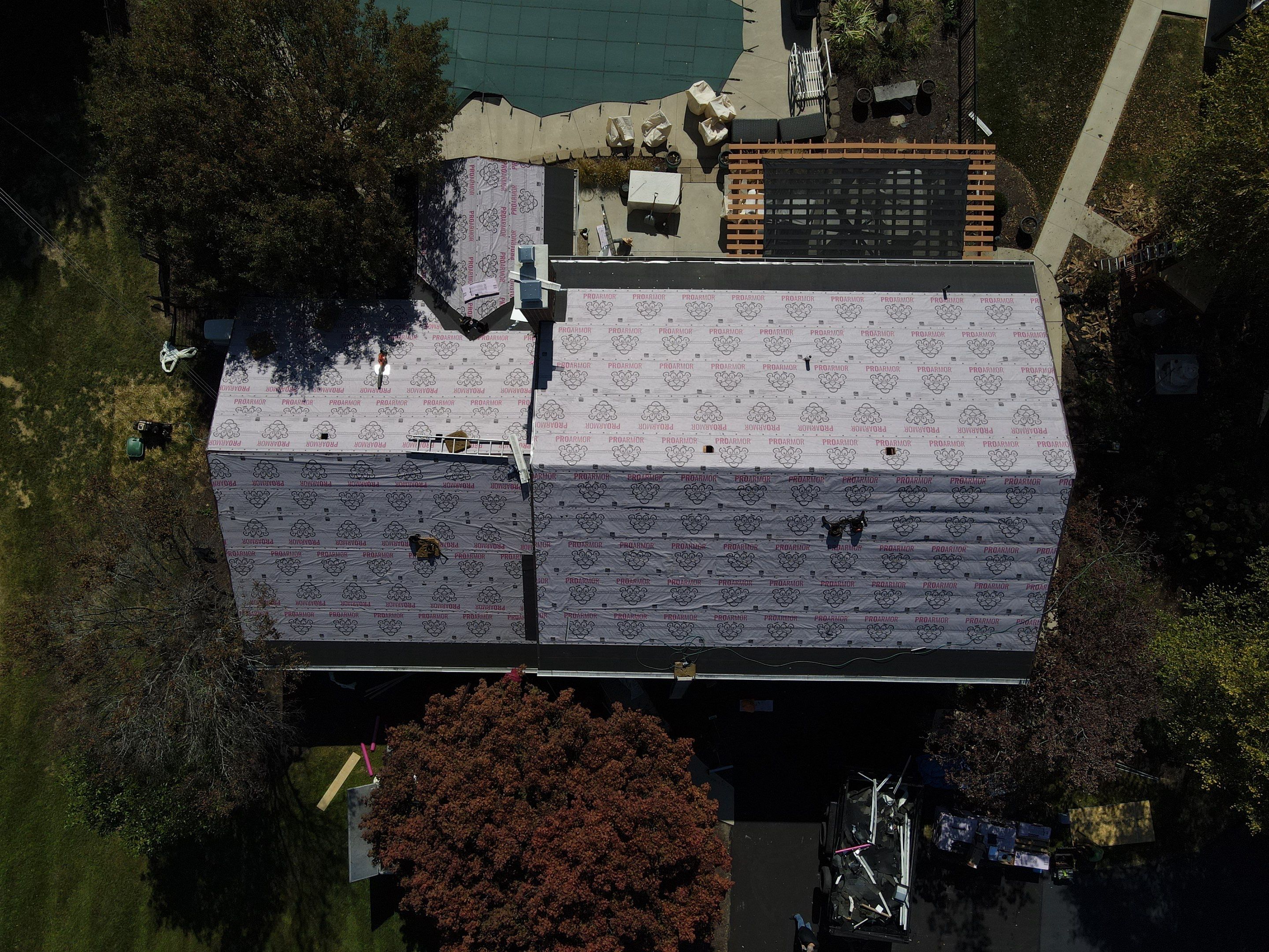 Residential Roofing Installation using Duration Series Shingles - Brownwood by RoofX 