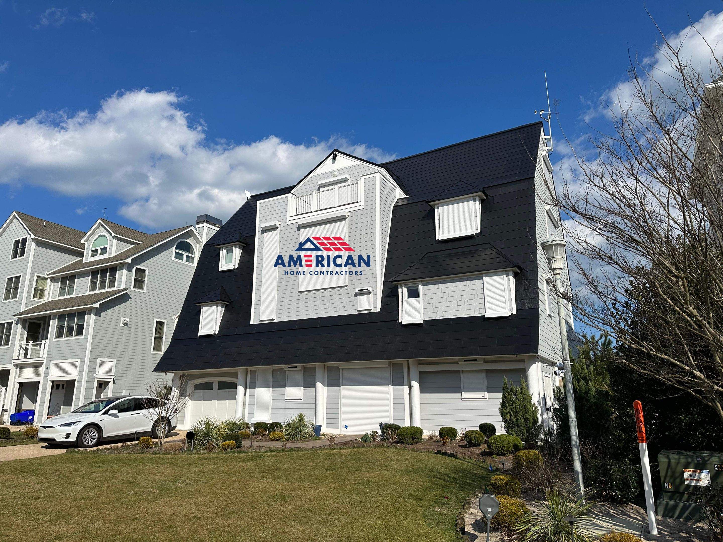 World's Steepest Tesla Solar Roof! by American Home Contractors