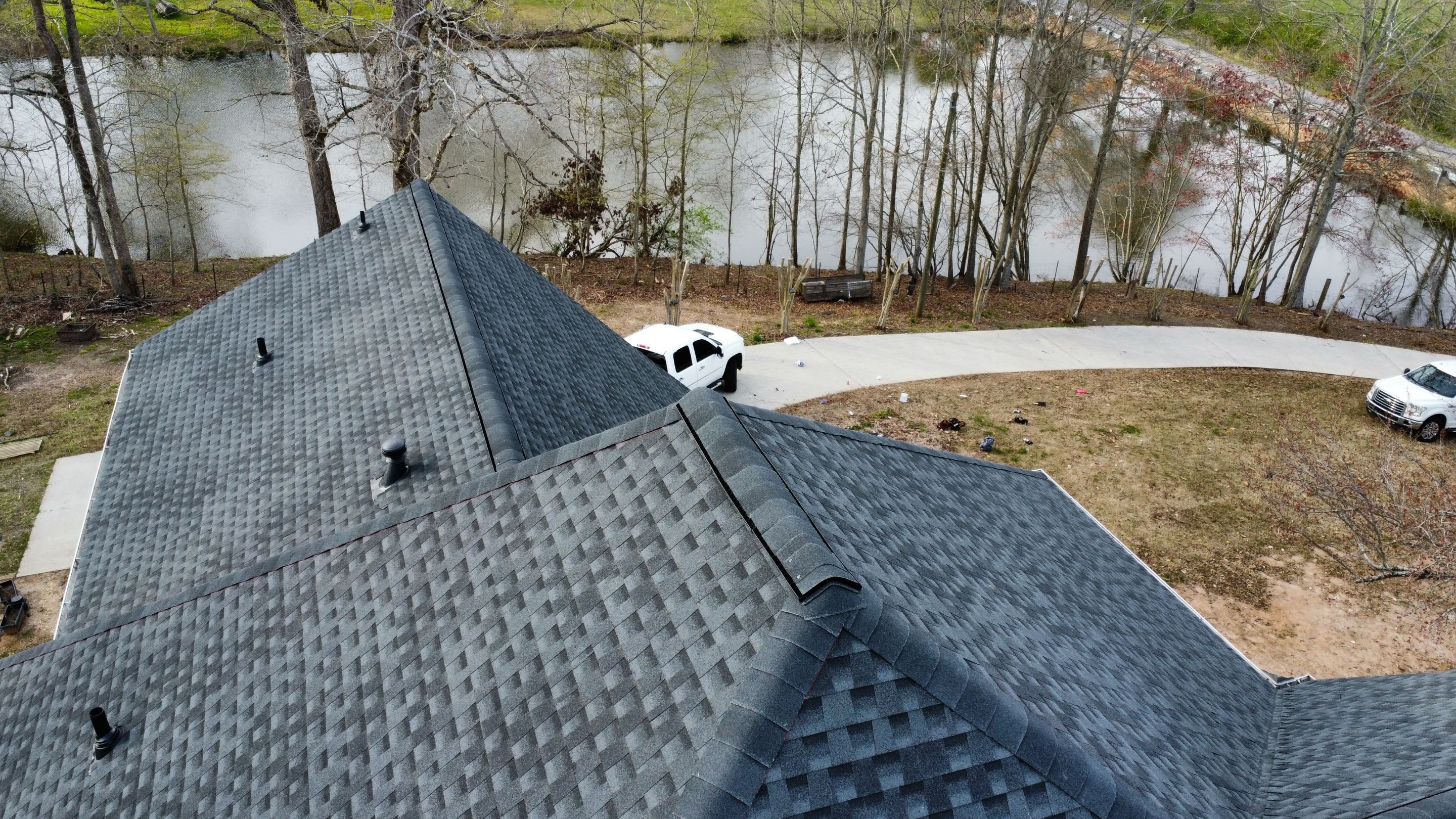 Cumming, GA Roof Replacement, GAF Timberline HDZ Charcoal by Reset Roofing