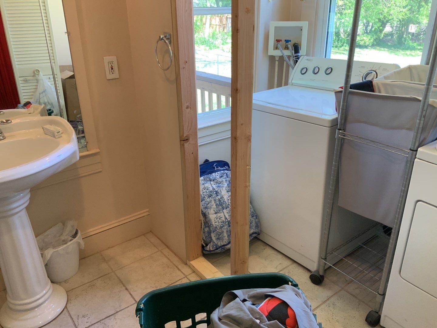 Bathroom Remodel using New Bathroom Tile and Tube by Alpha Design Services