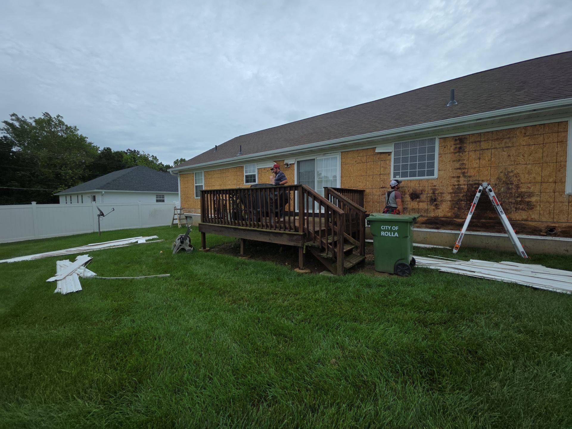 Residential Roof + Siding + Gutter & Downspouts Install  by Titan Commercial & Residential Roofing 