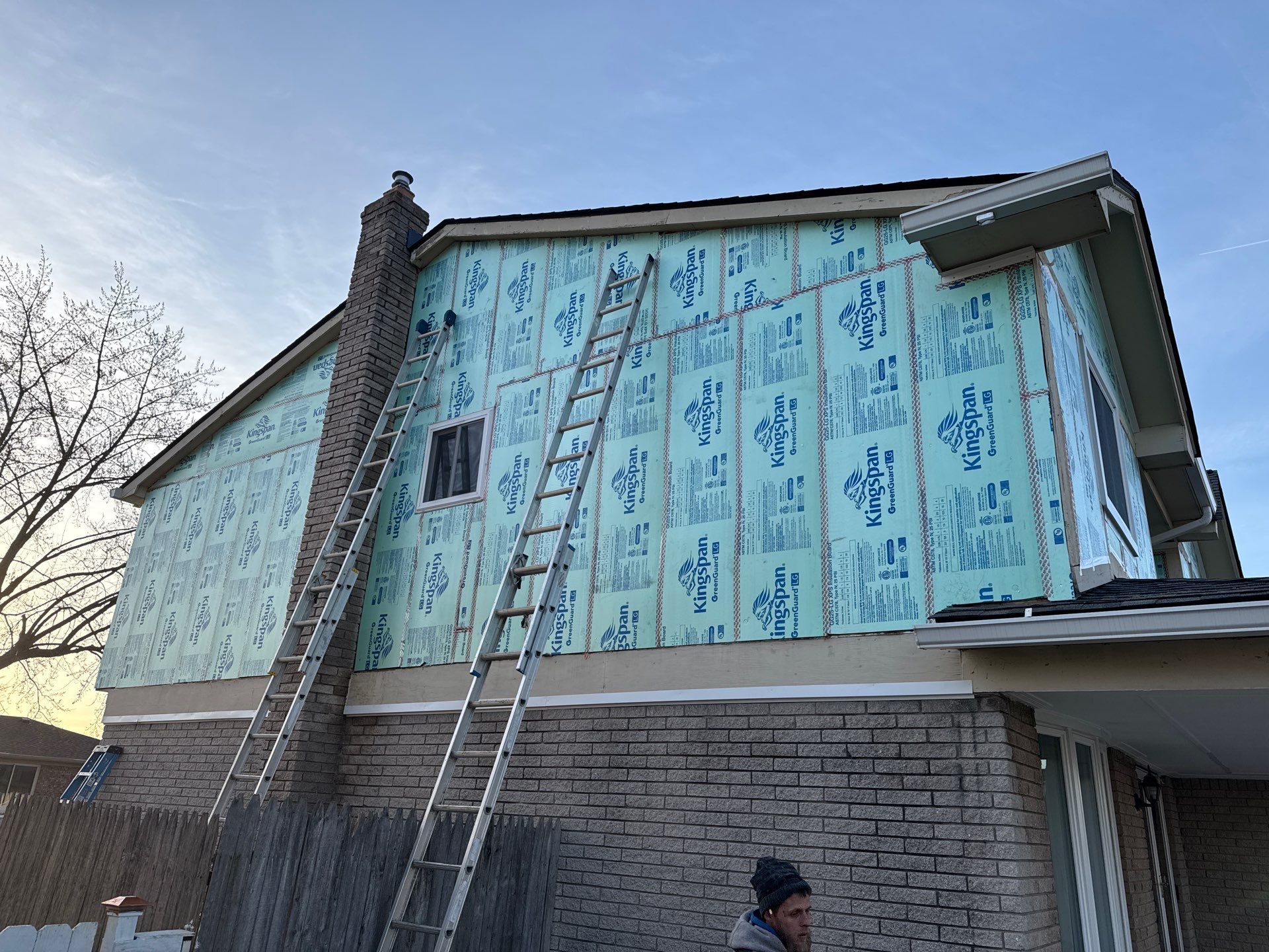 Siding Replacement using Alside Midnight Blue by 180 Contractors