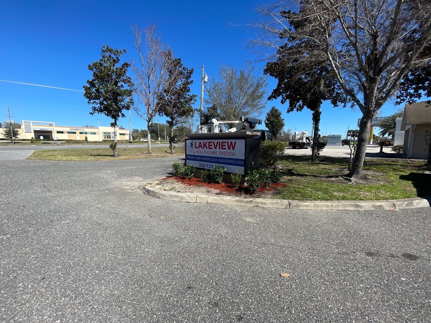 Monument Sign for Lakeview Healthcare System by SignCrafters