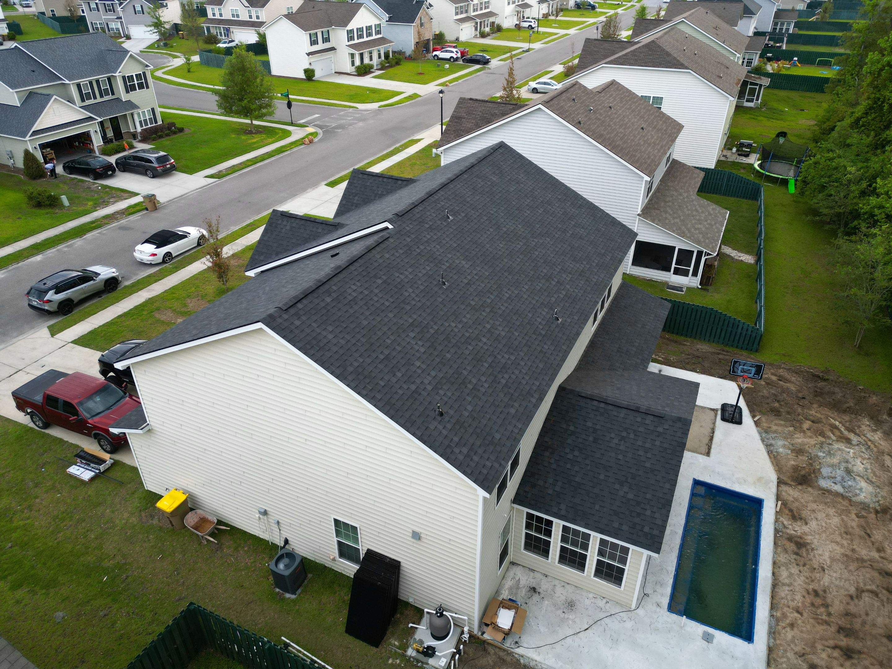 Residential Roofing Installation using Atlas Pinnacle Pristine Black Shadow by Talya Roofing