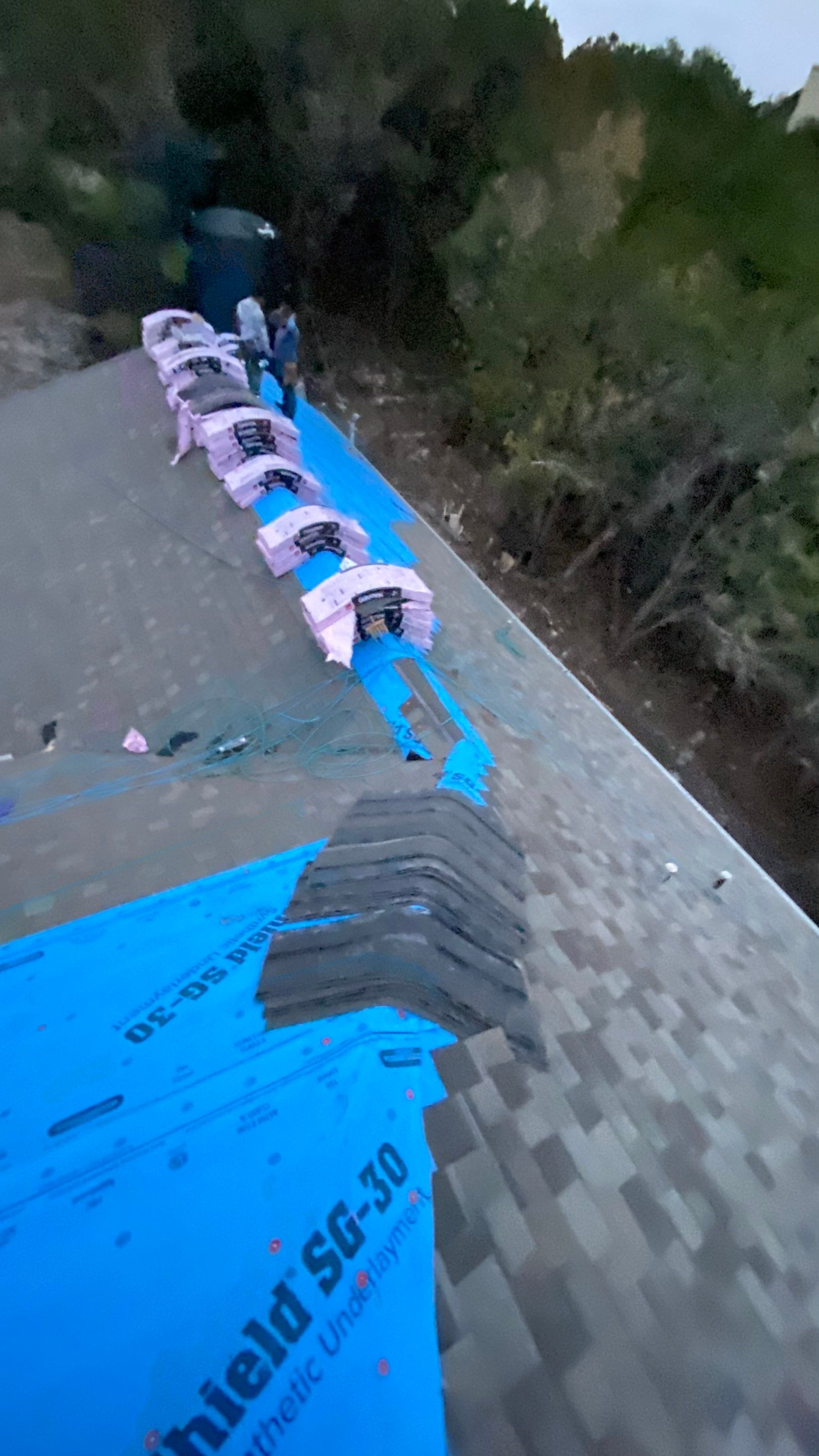Residential Roof Replacement using Owens Corning 30 year Architectural Shingles by Premier Roofing and Contracting