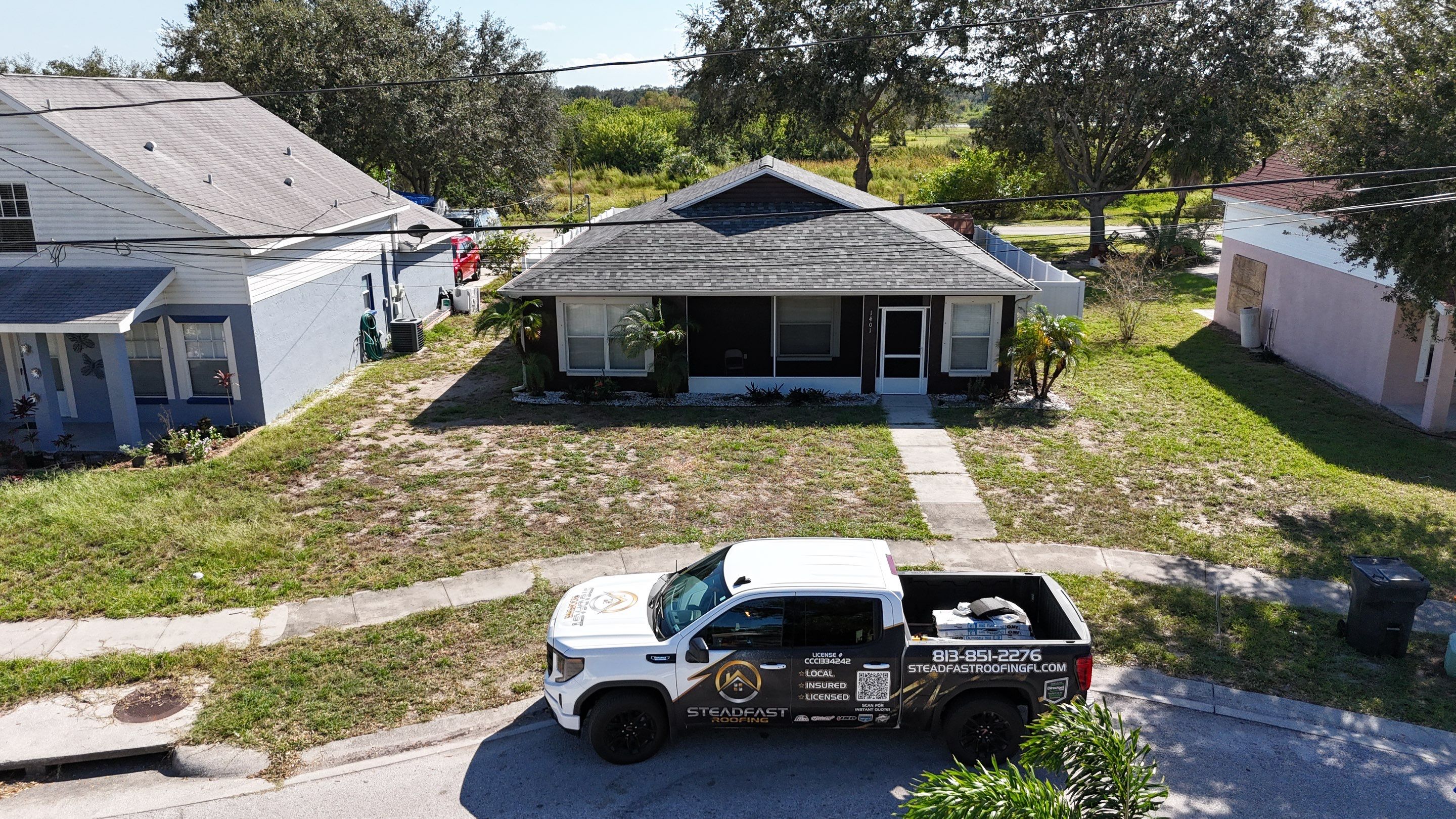 Roof Replacement in Ruskin, FL by Steadfast Roofing 